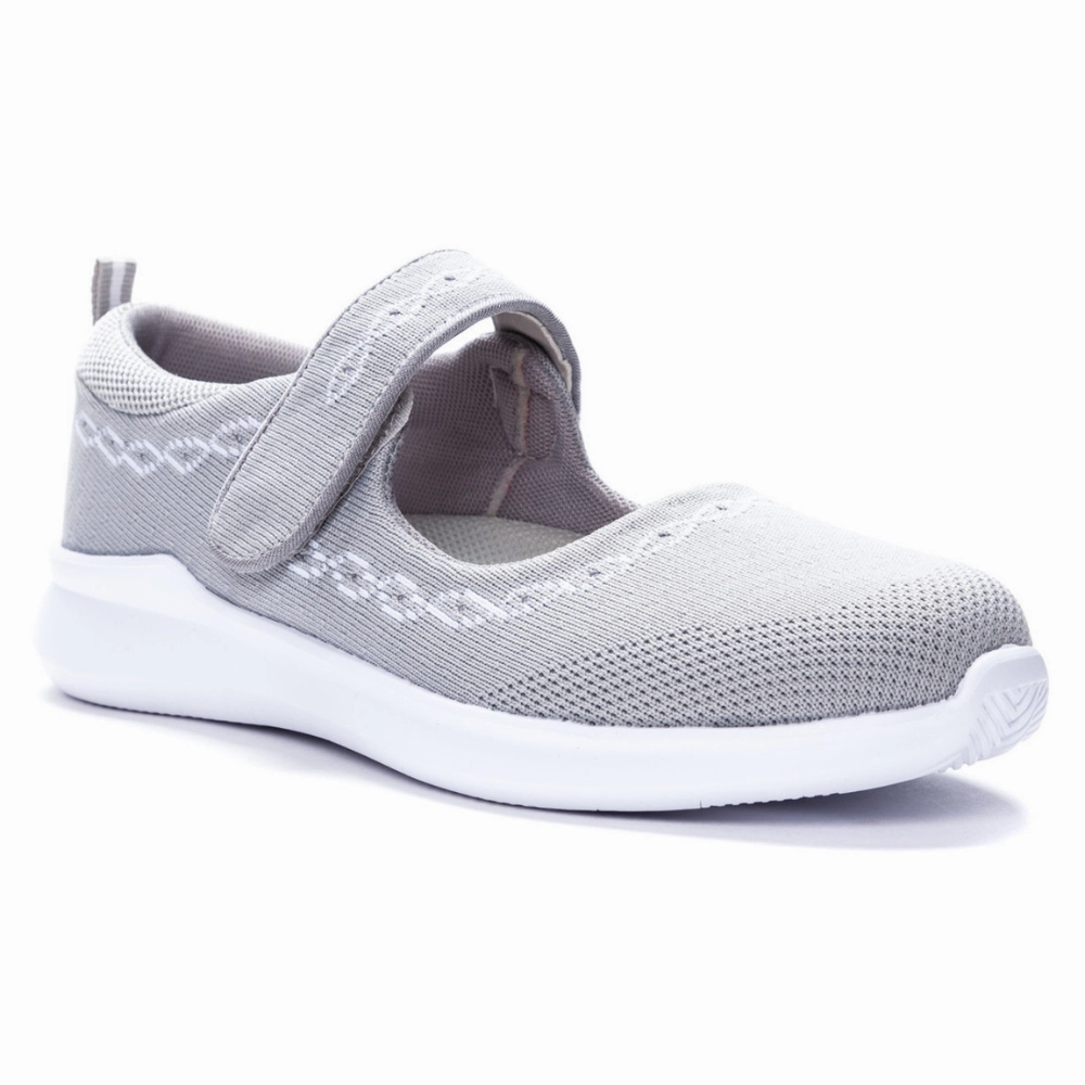 Walking  Walking Propet TravelBound Light Grey Mary Jane (Women's)