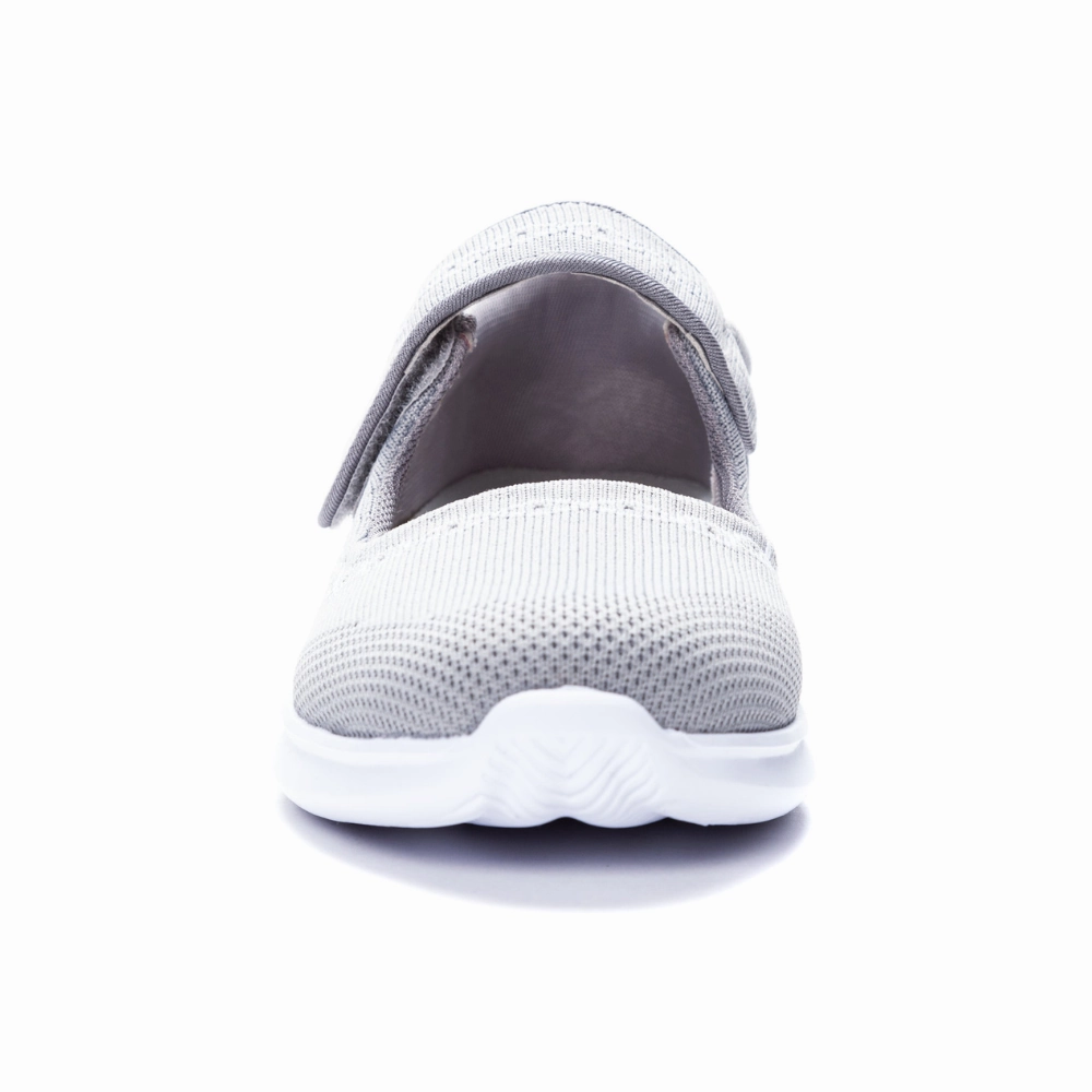 Propet TravelBound Light Grey Mary Jane (Women's) Walking Shoes For Baby