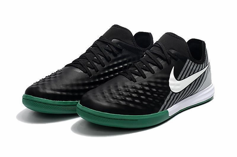 Nike Kobe Signature Shoes Nike MagistaX Finale II IC Soccer Shoes Green Black White
