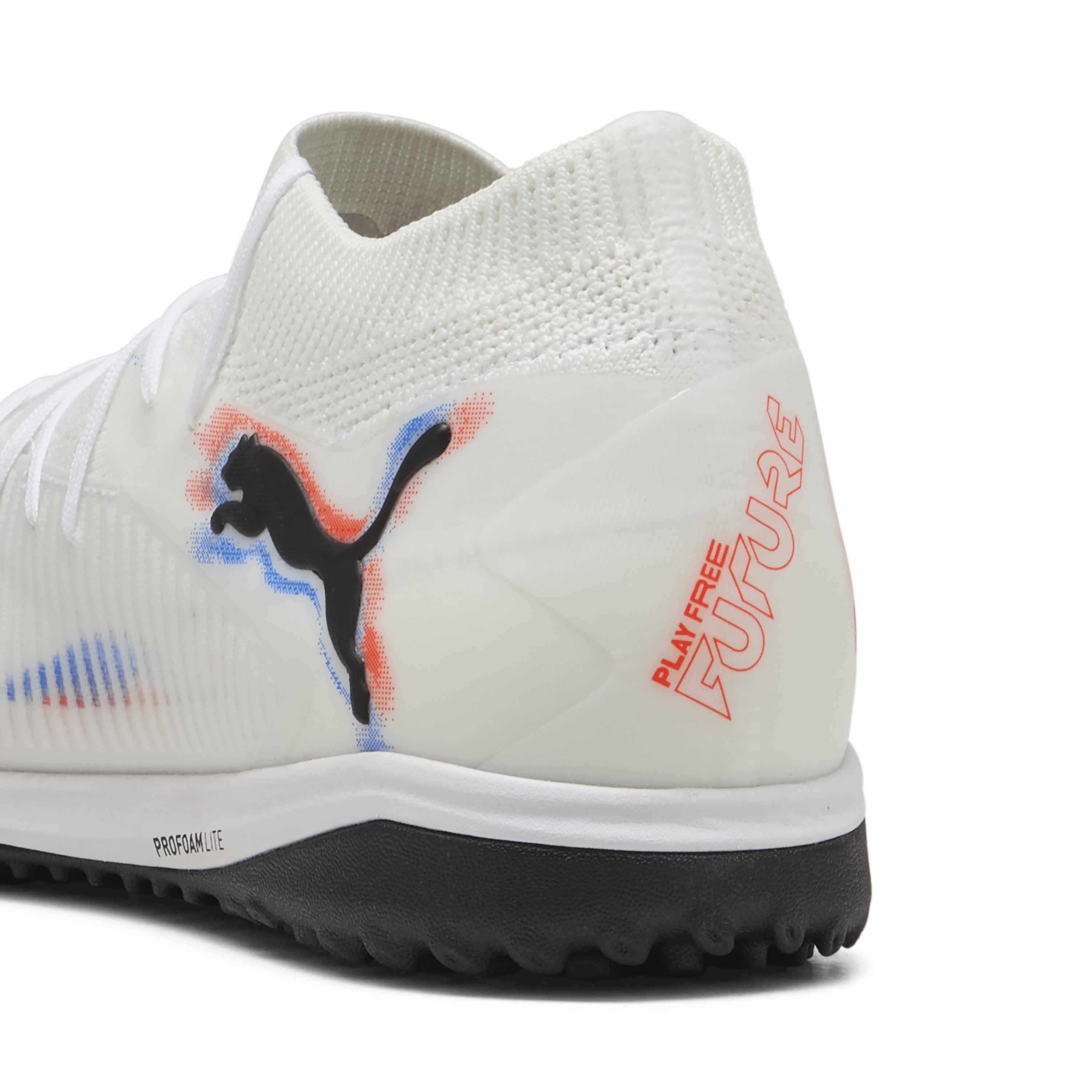 PUMA Future 8 Pro Cage Turf Soccer Cleats -White/Black Cold Weather Soccer Cleats