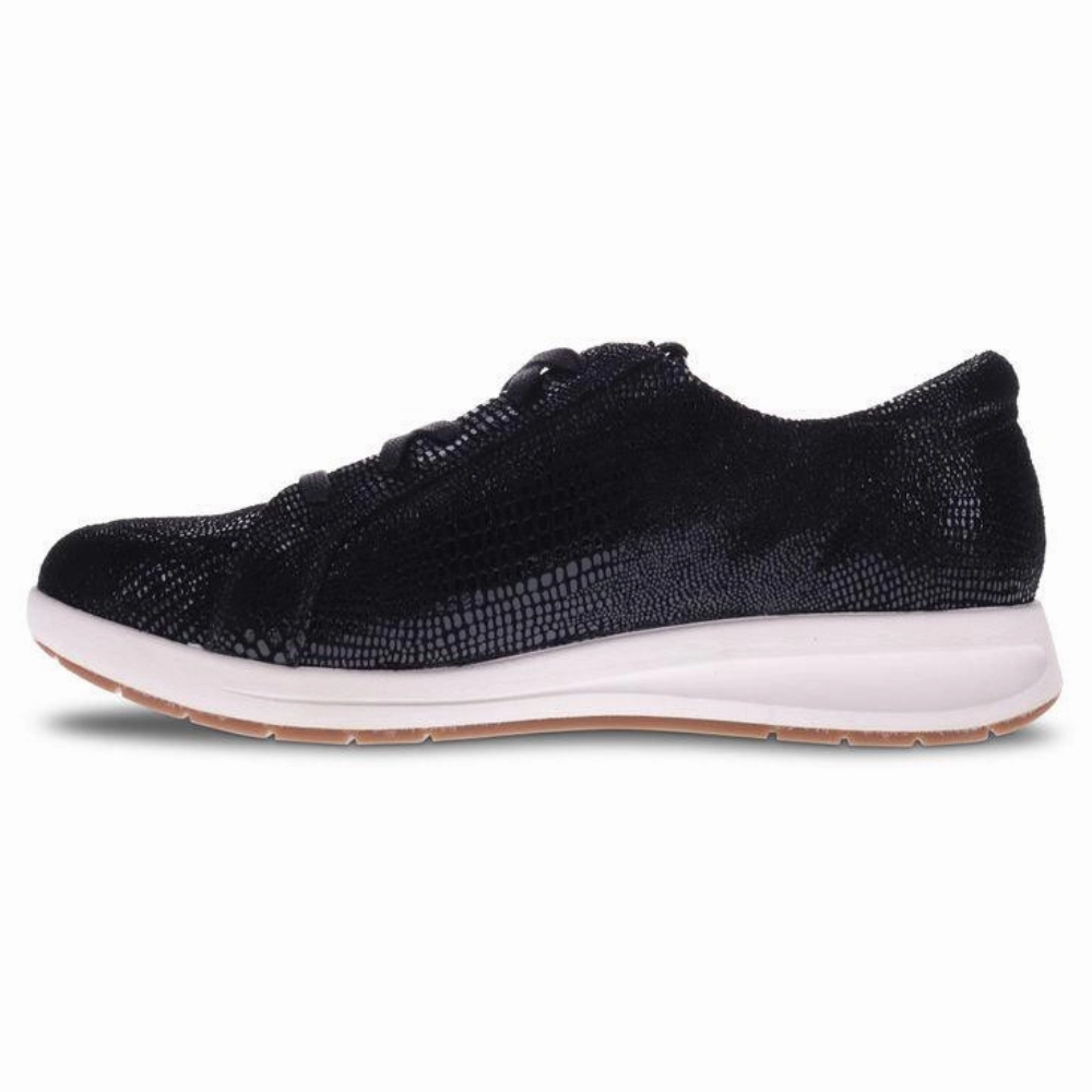 Asheboro North Carolina Walking Revere Athens Black Lizard Sneaker (Women's)