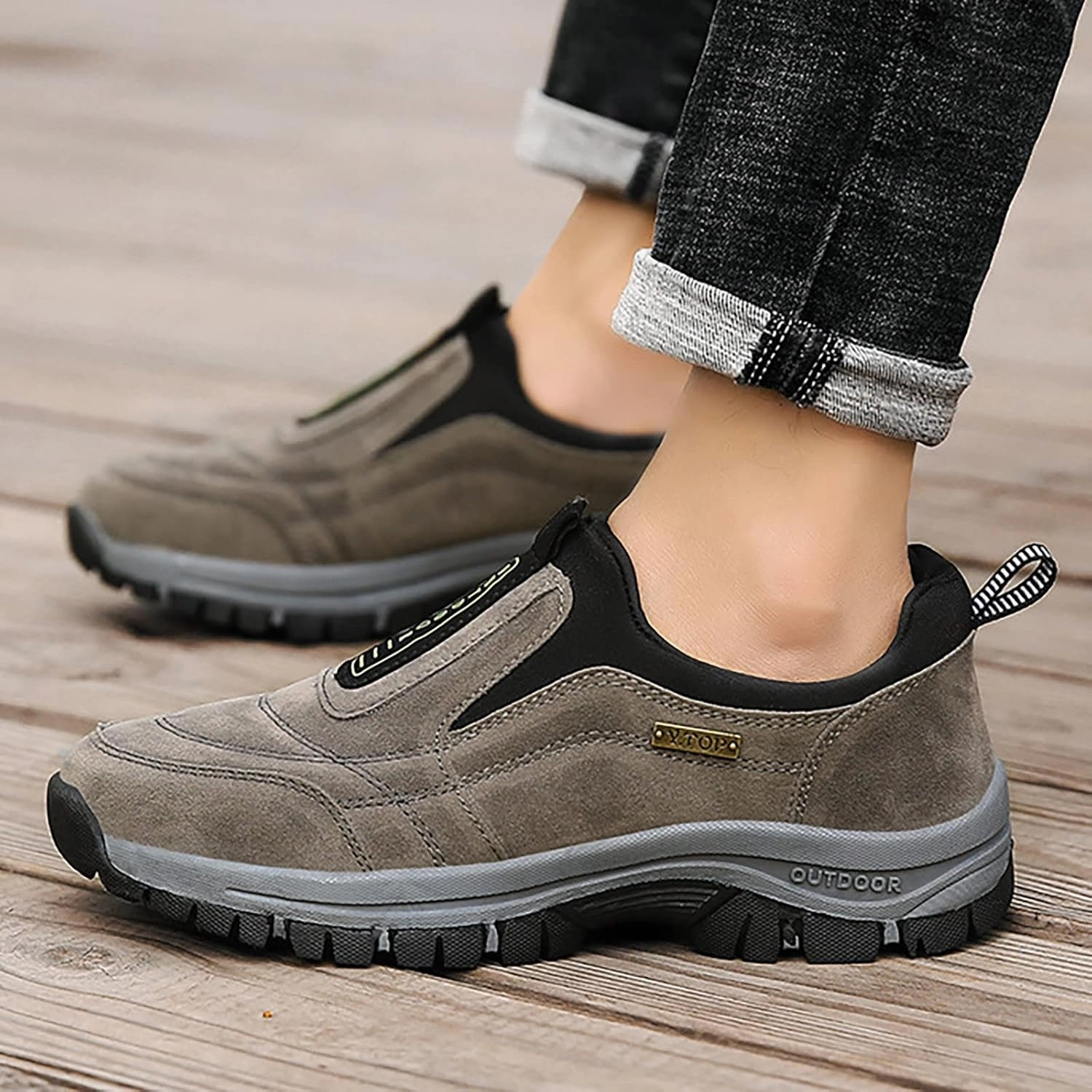 Walking Sneakers Men Tennis Shoes Mens Running Shoes Slip-on Walking Tennis Sneakers Casual Outdoor Workout Sports Shoes Trump Sneakers For Sale