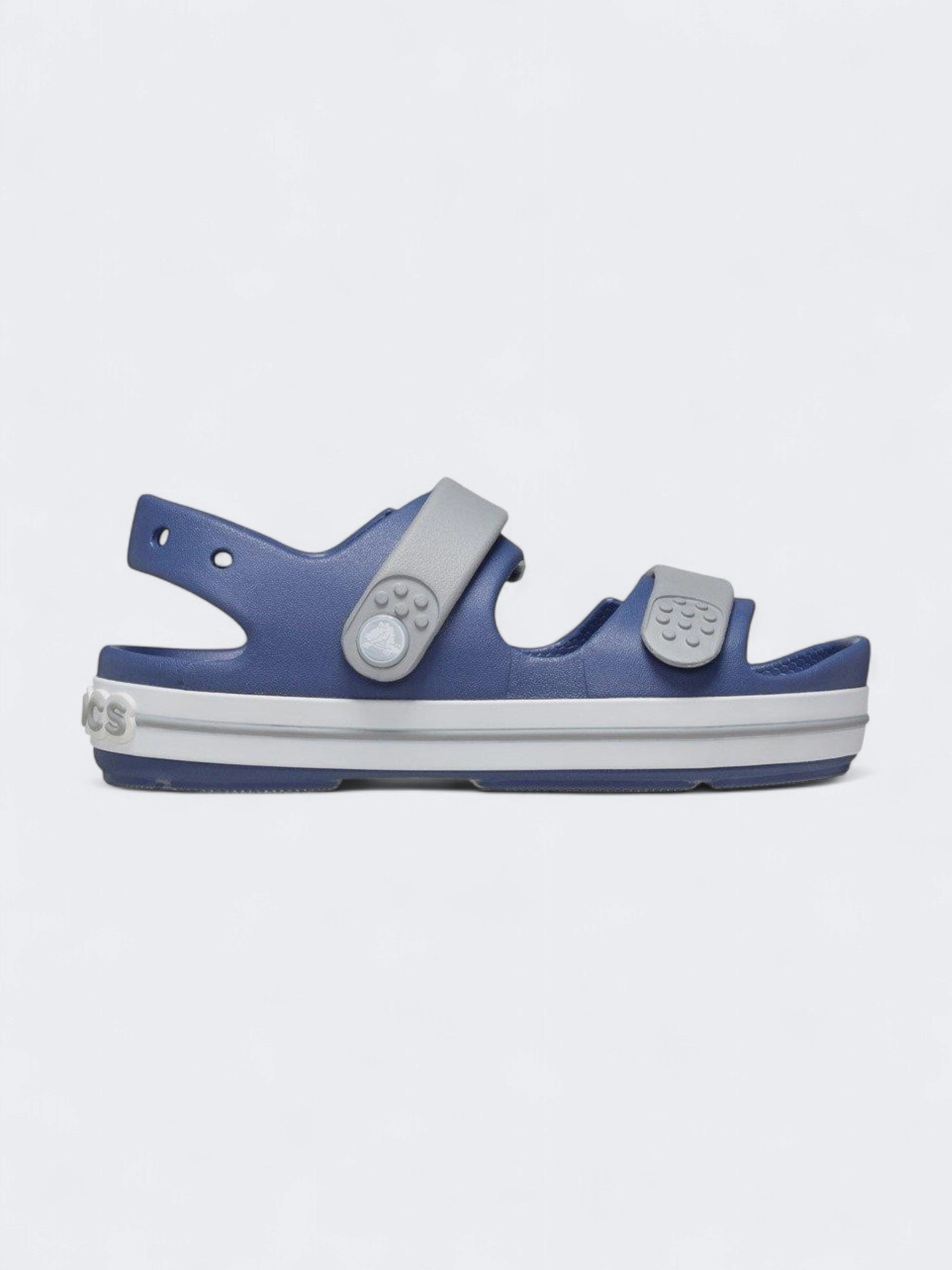 Kid's Boy's Crocband Cruiser Sandals, Blue/Light Grey Light Slippers