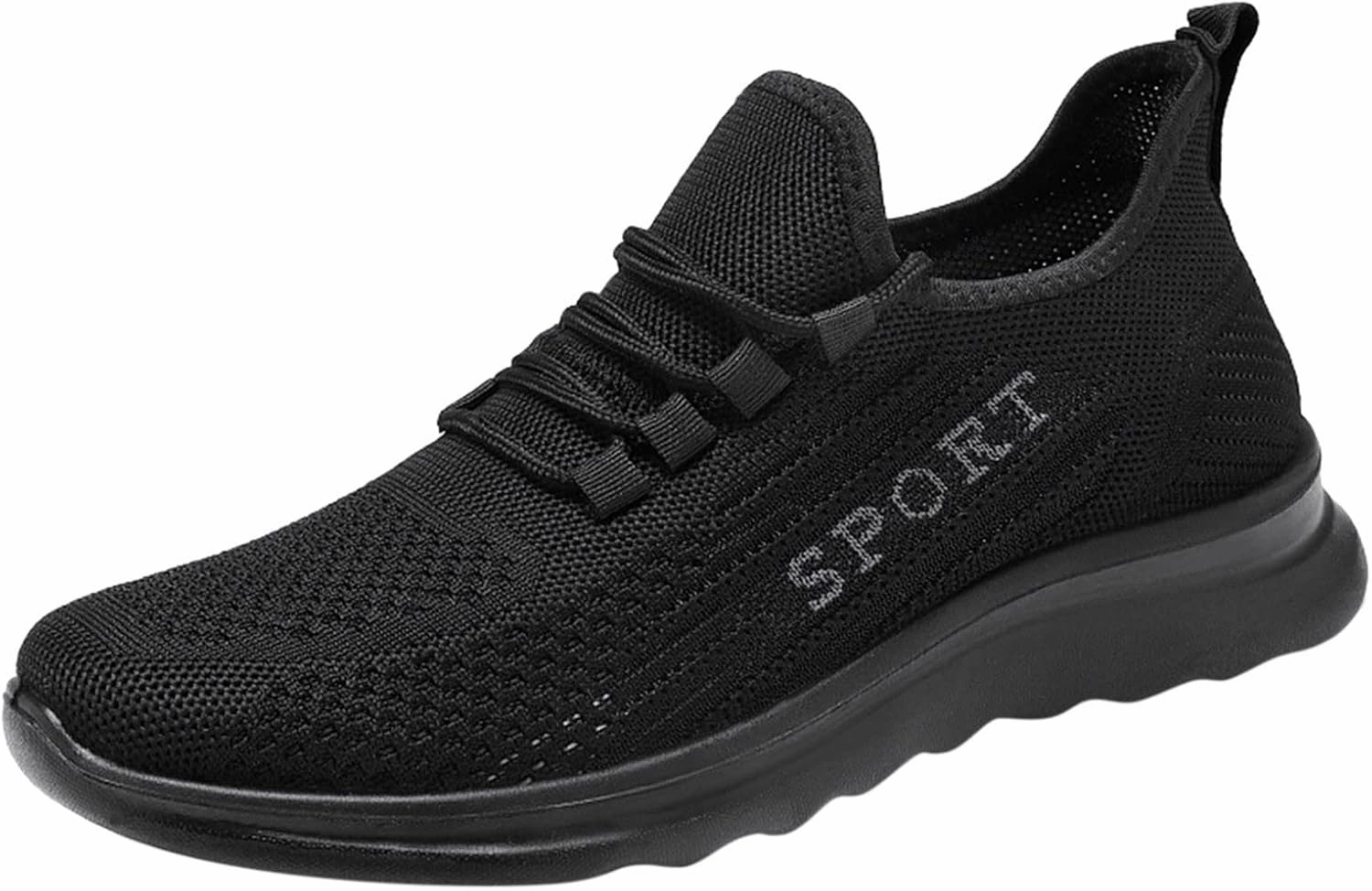 Best Wide Foot Running Shoes IWIHMIV Men Tennis Shoes Casual Shoes Mens Slip On Running Shoes Athletic Walking Shoes Lightweight Breathable Tennis Sneakers