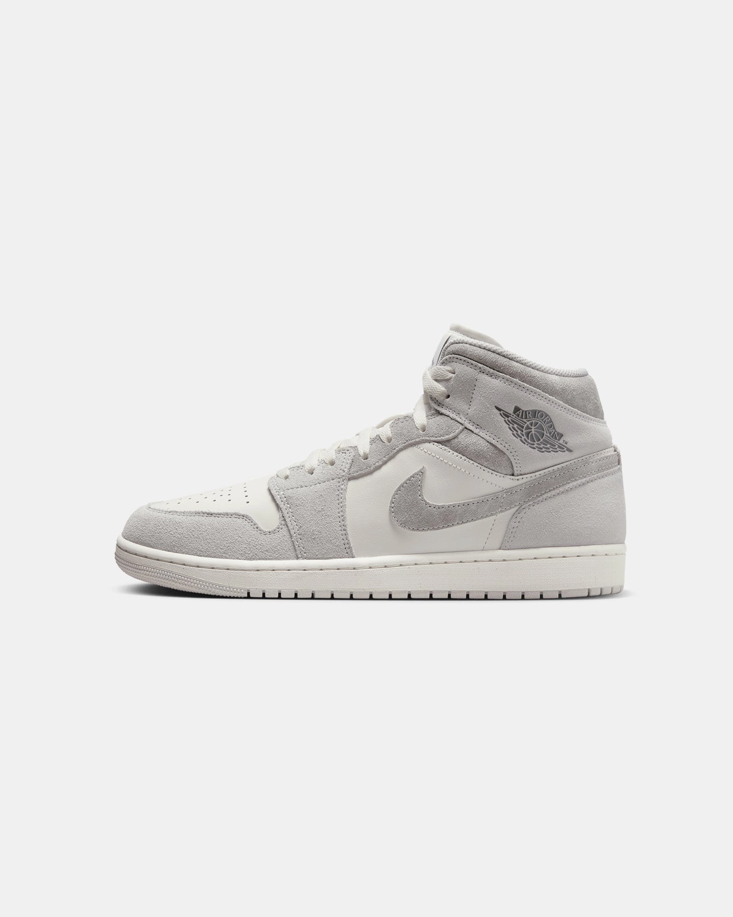 Jordan Air Jordan 1 Mid SE "Neutral Grey" Neutral Grey/Smoke Grey Nike Flat Footed Running Shoes