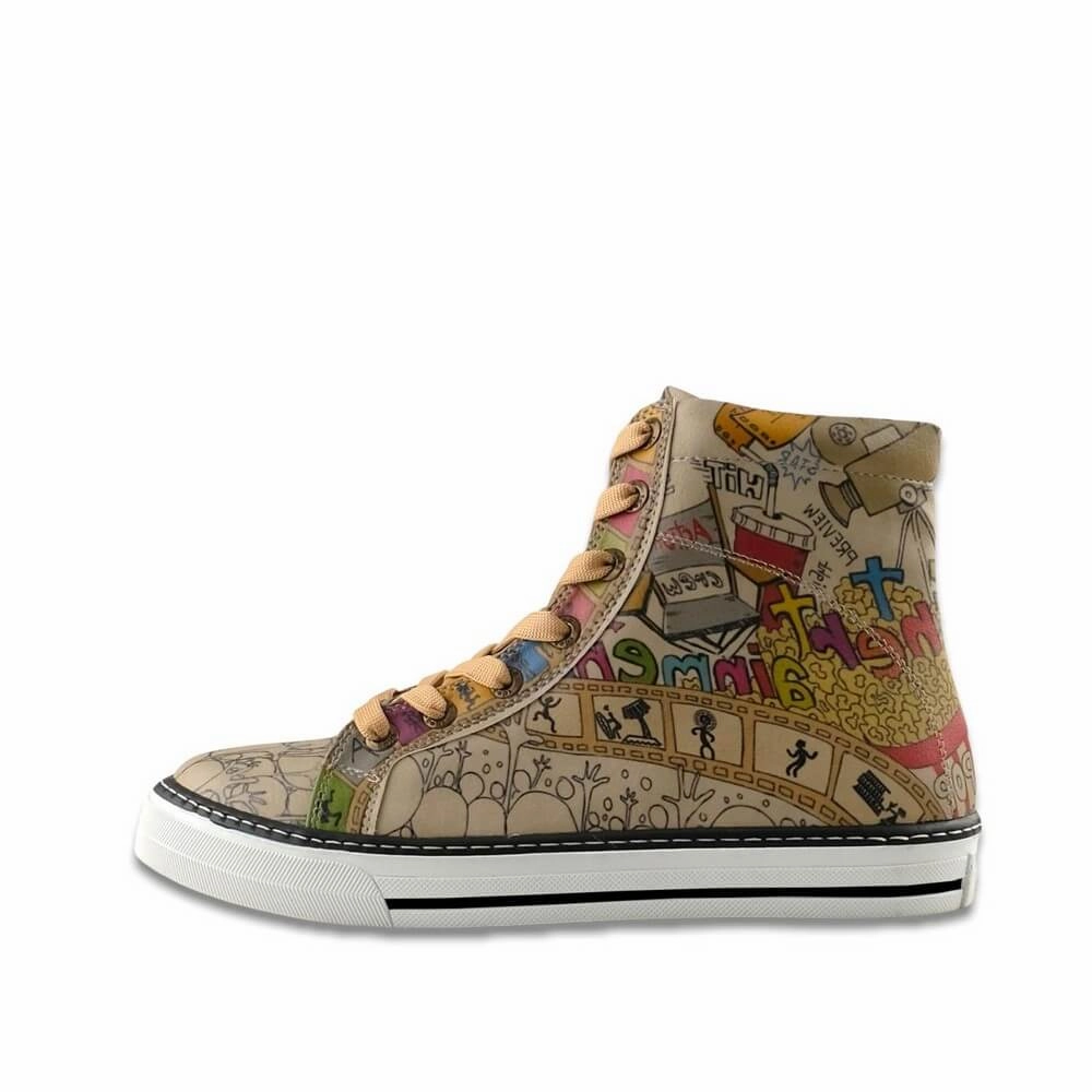 Leather Tie Up Boots Sneaker Boots CV5041