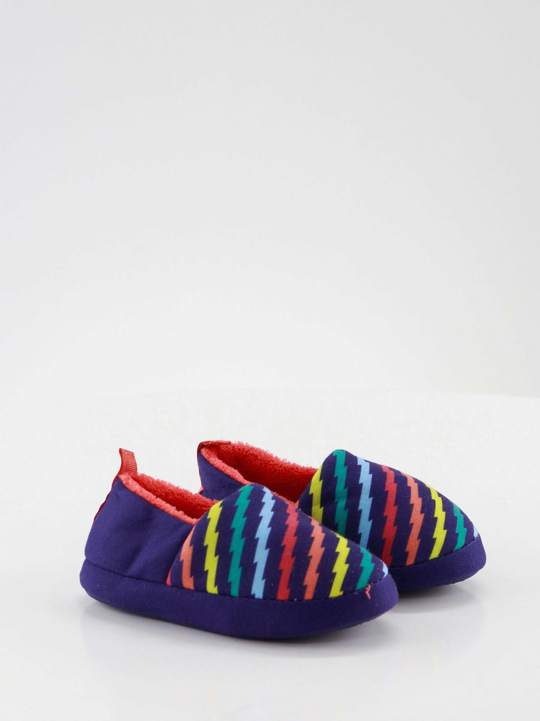 Kid's Girl Stripped Color Slipper,Multi Waffle Uggs Slippers