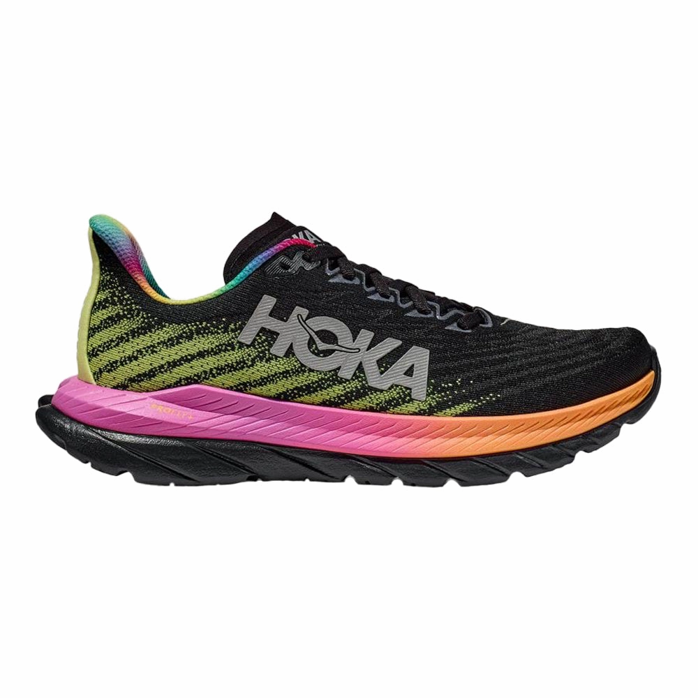 Shop Shoes Sale Men's Hoka Mach 5, Black/Multi, 11 D Medium
