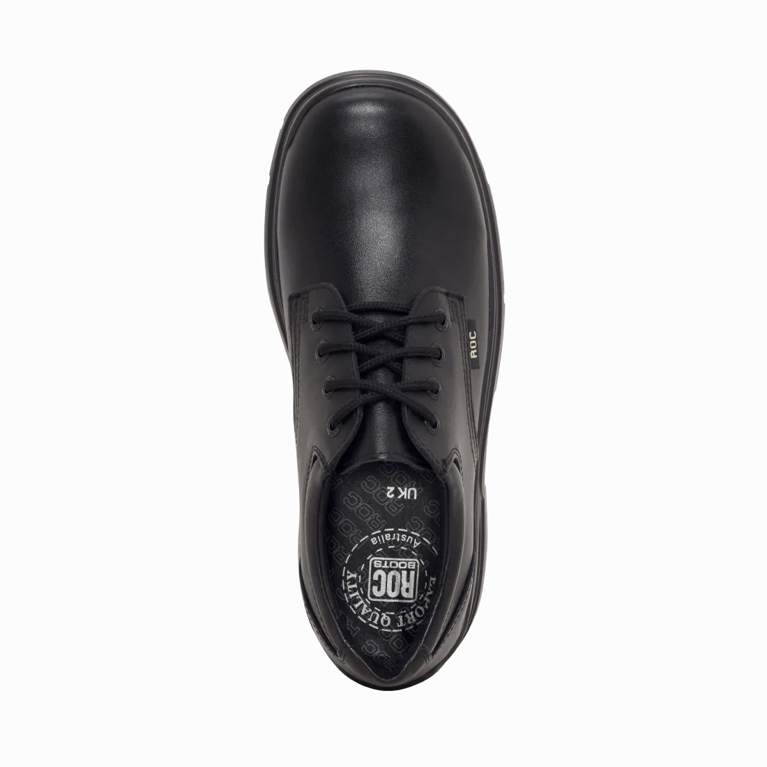 Winter Boots With Spikes Roc Boots Junior Rigour Black Lace Leather School Shoes