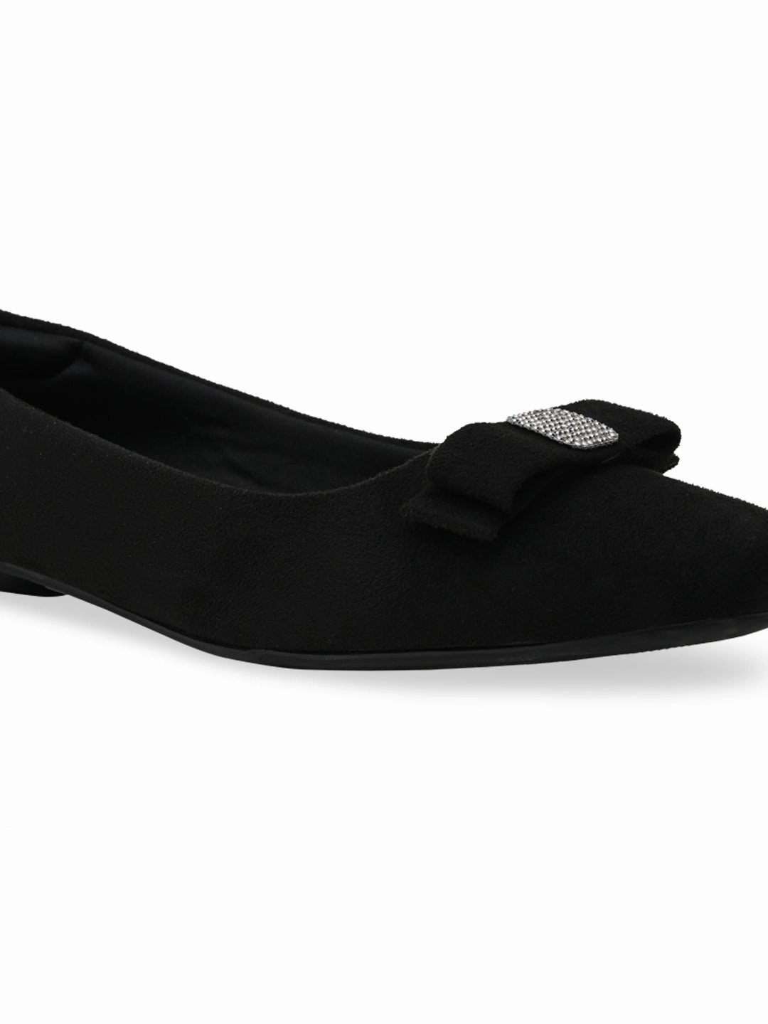 Toddler Shoes With Arch Support For Flat Feet Rocia By Regal Black Women Suede Bow Ballerinas