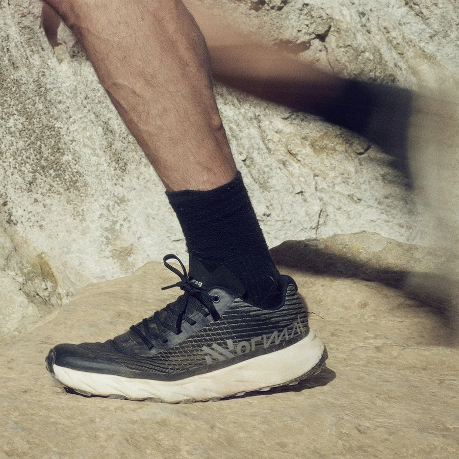 NNormal Kjerag Shoe | Black / Grey | Unisex Running Shoes Or Trail Shoes