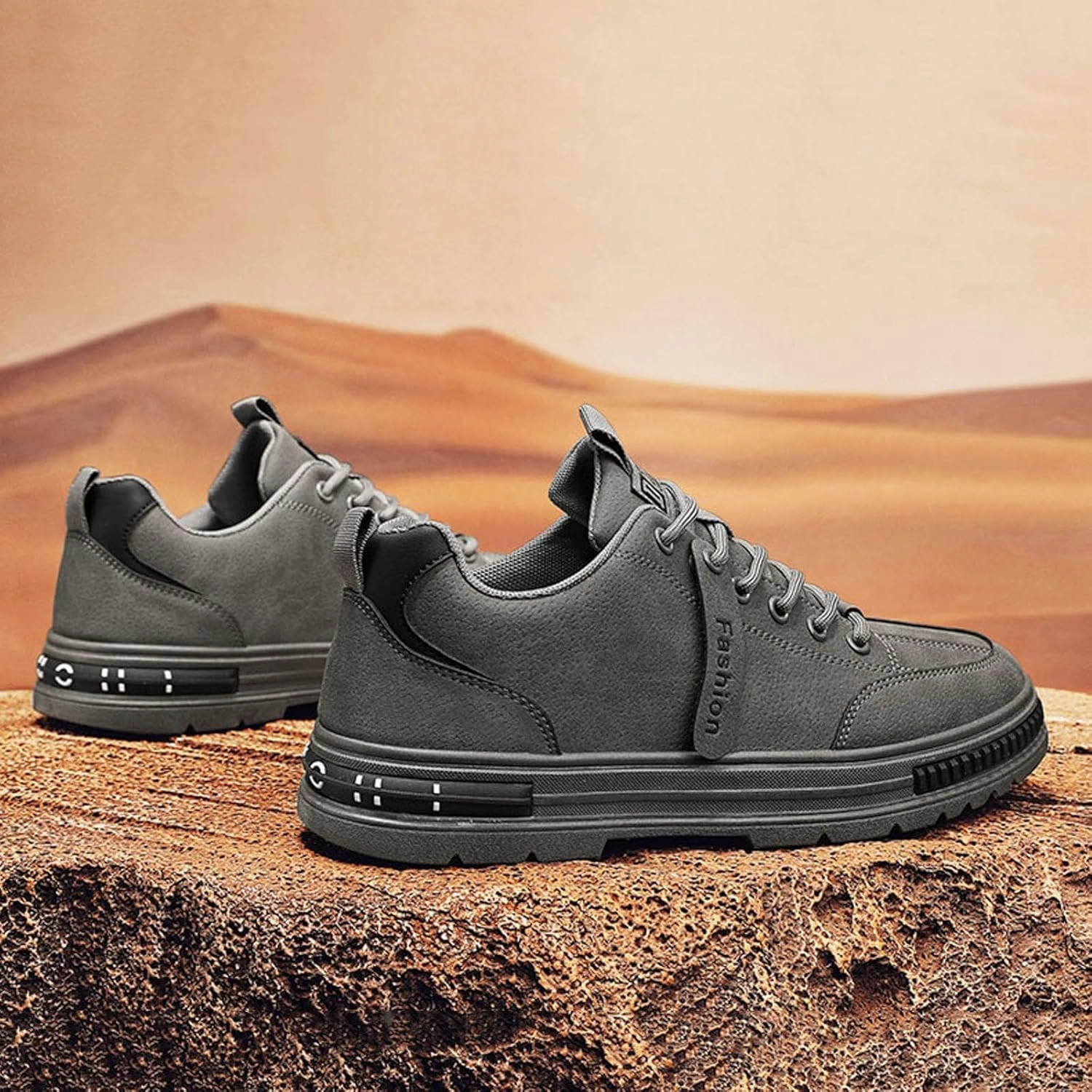 Cushion In Running Shoes IWIHMIV Mens Fashion Sneakers Men Tennis Shoes Men's Slip on Walking Running Shoes Lightweight Casual Comfort Sneaker