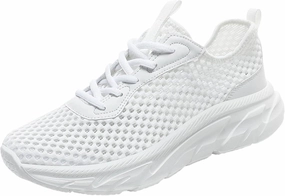 Running Shoes With Gaiters IWIHMIV Mens Tennis Shoes Breathable Solid Color Hollowed Out Mesh Running Shoes Lightweight Non Slip Walking Shoes