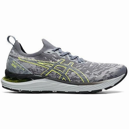 Underpronation Shoes Asics Men's Asics Gel-Cumulus 23 Knit, Sheet Rock/Metropolis, 8 D Medium