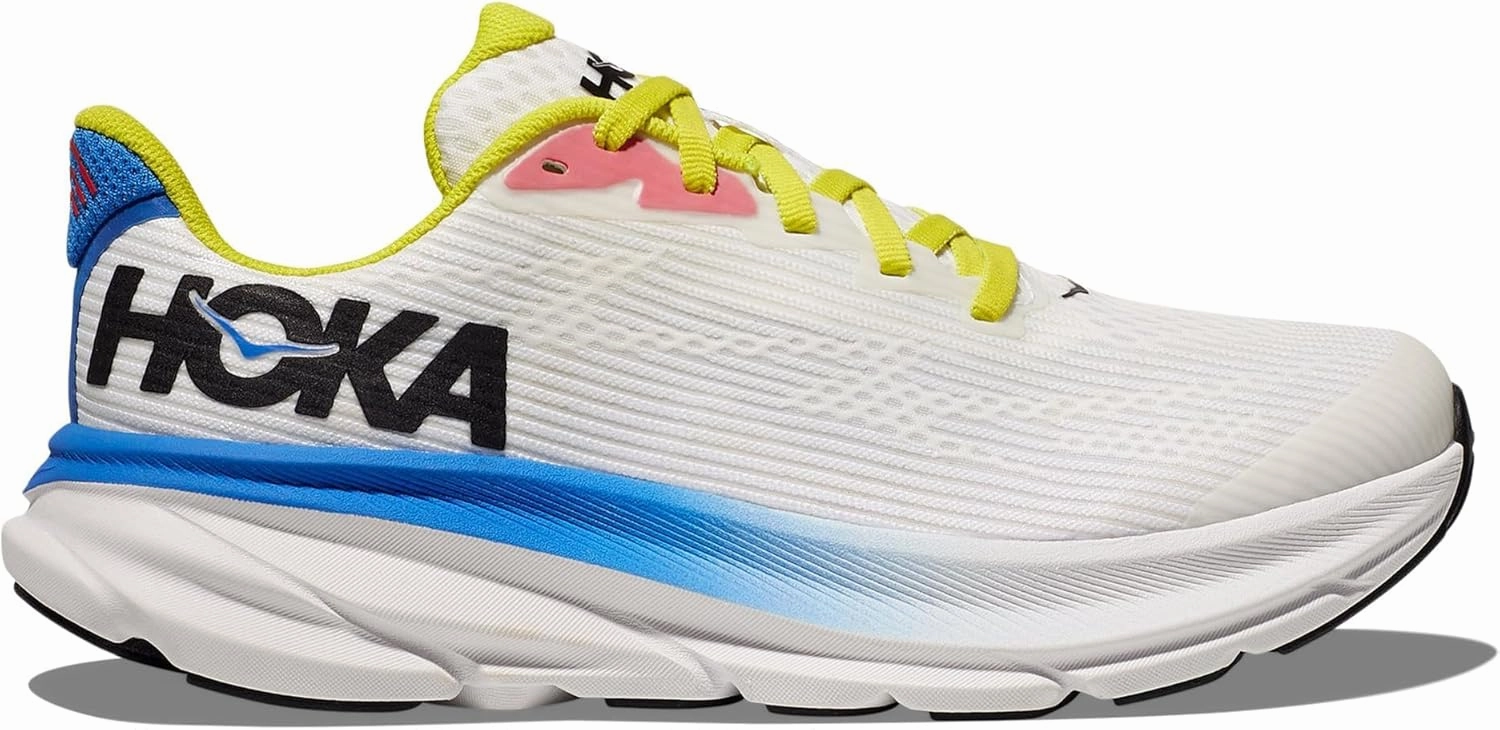 Best For Hiking HOKA Unisex-Child Clifton 9 (Big Kid) Sneaker