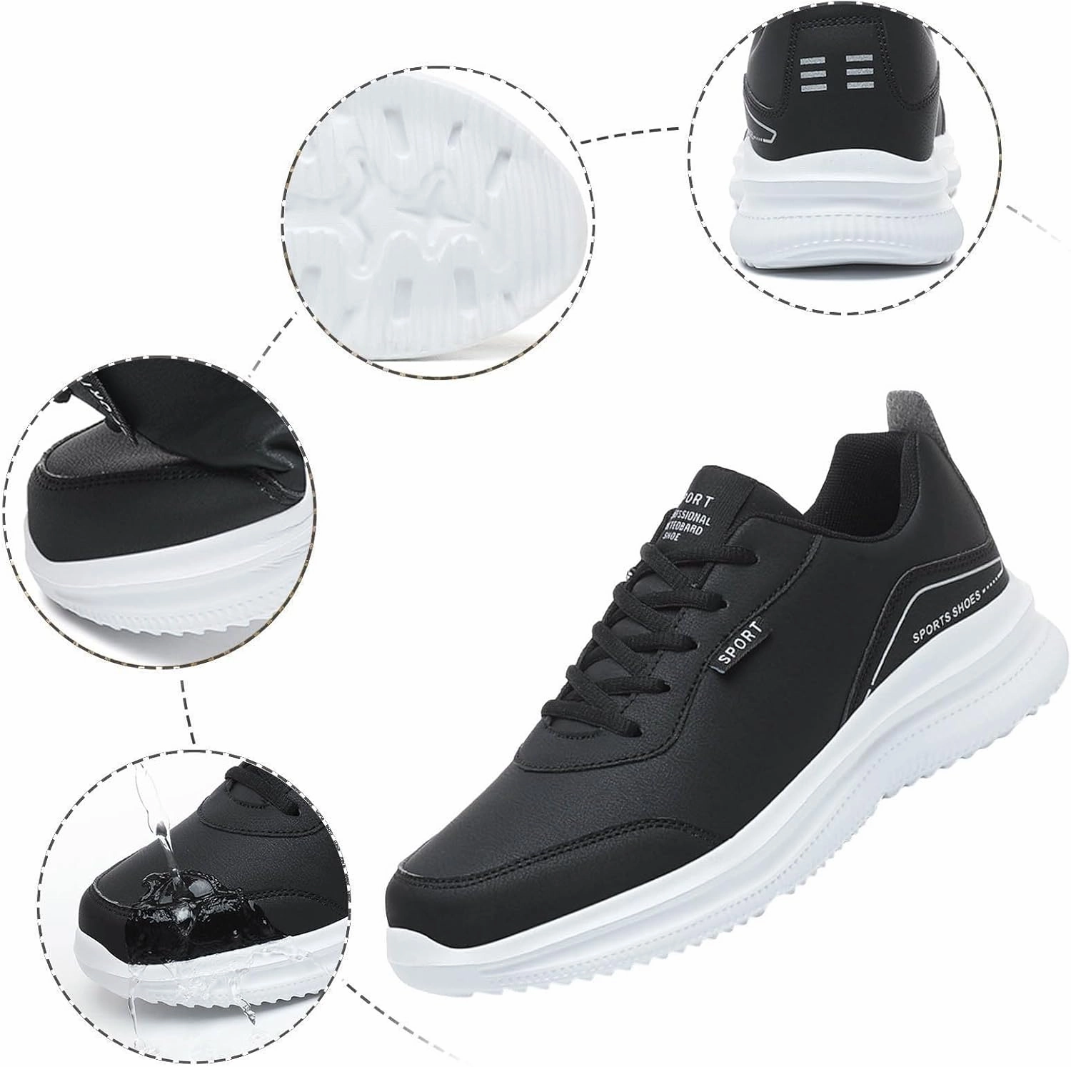 IWIHMIV Mens Casual Shoes Mens Slip On Walking Shoes Running Tennis Shoes Comfortable Non Slip Work Shoes Lightweight Sports Shoes Torin Running Shoes