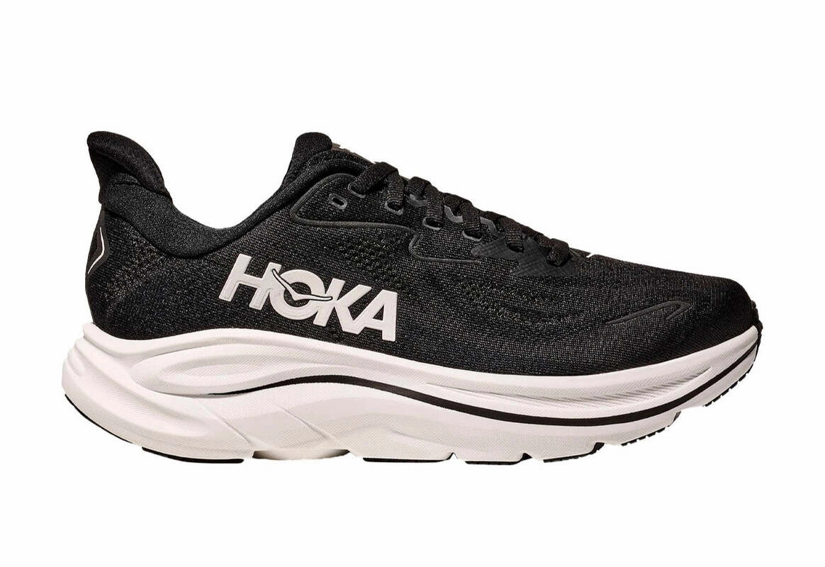 Originated Hoka One One Clifton 10 Black White (Women's)