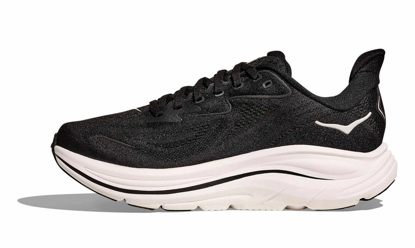 Shoes Sale For $59 Hoka One One Clifton 10 Black White (Women's)