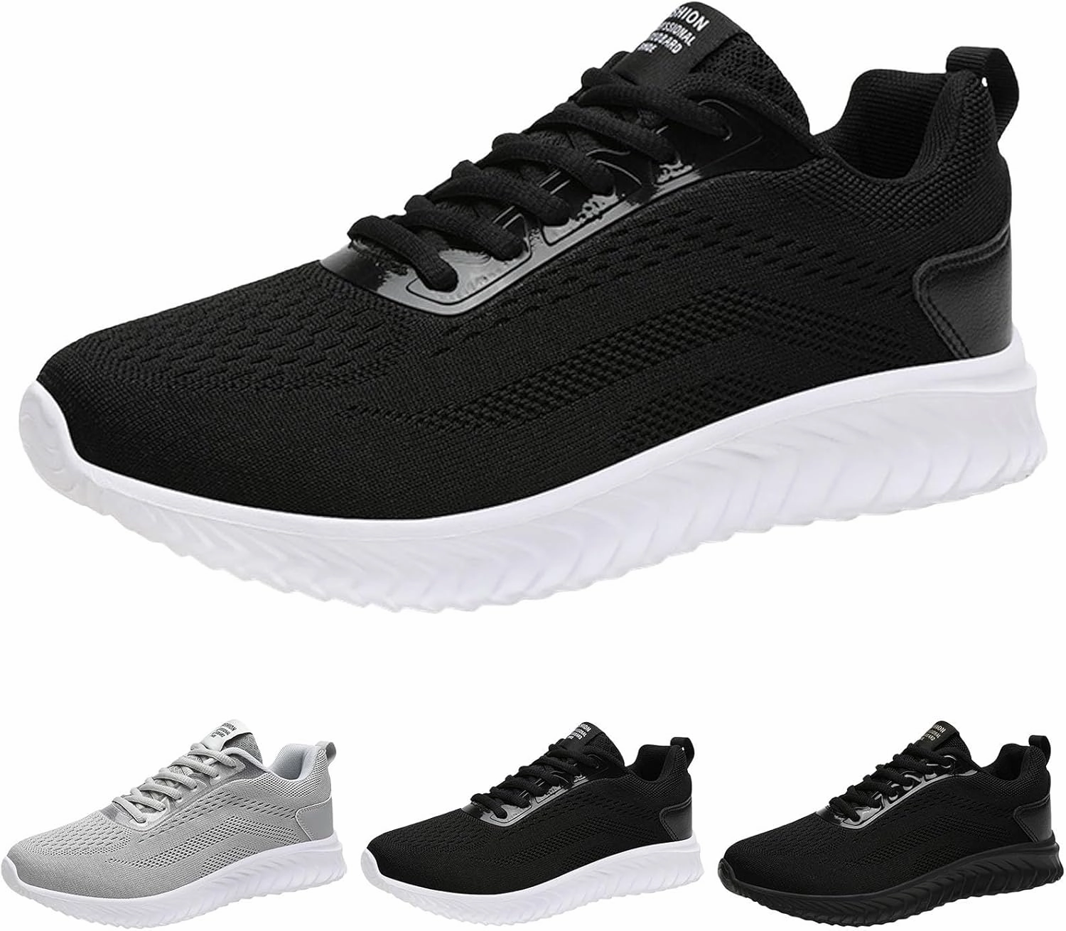 IWIHMIV Men's Breathable Tennis Shoe Lightweight Walking Shoes Thick Bottom Soft Sole Non Slip Running Shoes Best Running Shoes 2024