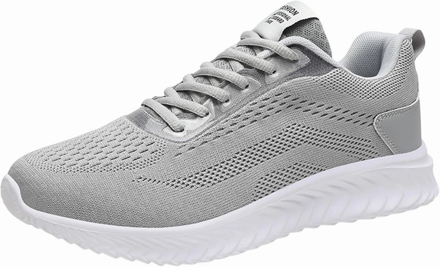 Running Shoe For Sale IWIHMIV Men's Breathable Tennis Shoe Lightweight Walking Shoes Thick Bottom Soft Sole Non Slip Running Shoes