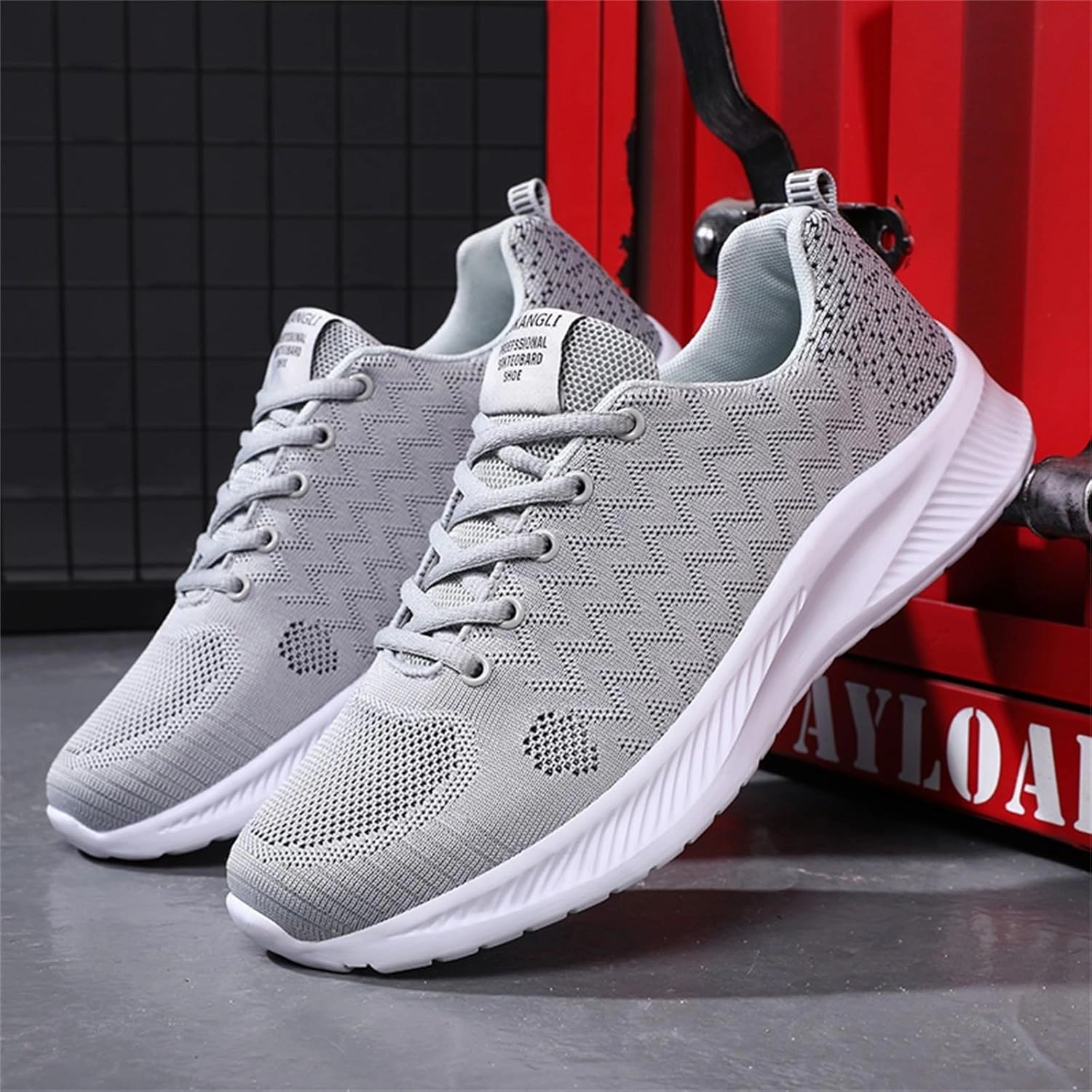IWIHMIV Mens Tennis Shoes Mens Casual Shoes Men's Sneakers Mens Athletic Shoes Men's Walking Shoes Breathable Sneakers Shoes Flame Running Shoes