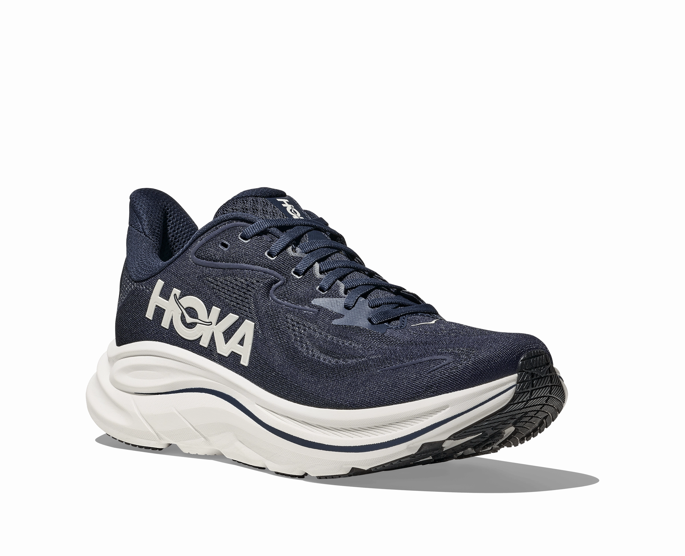 Running Shoes For Knees Hoka Clifton 10 | Navy/White