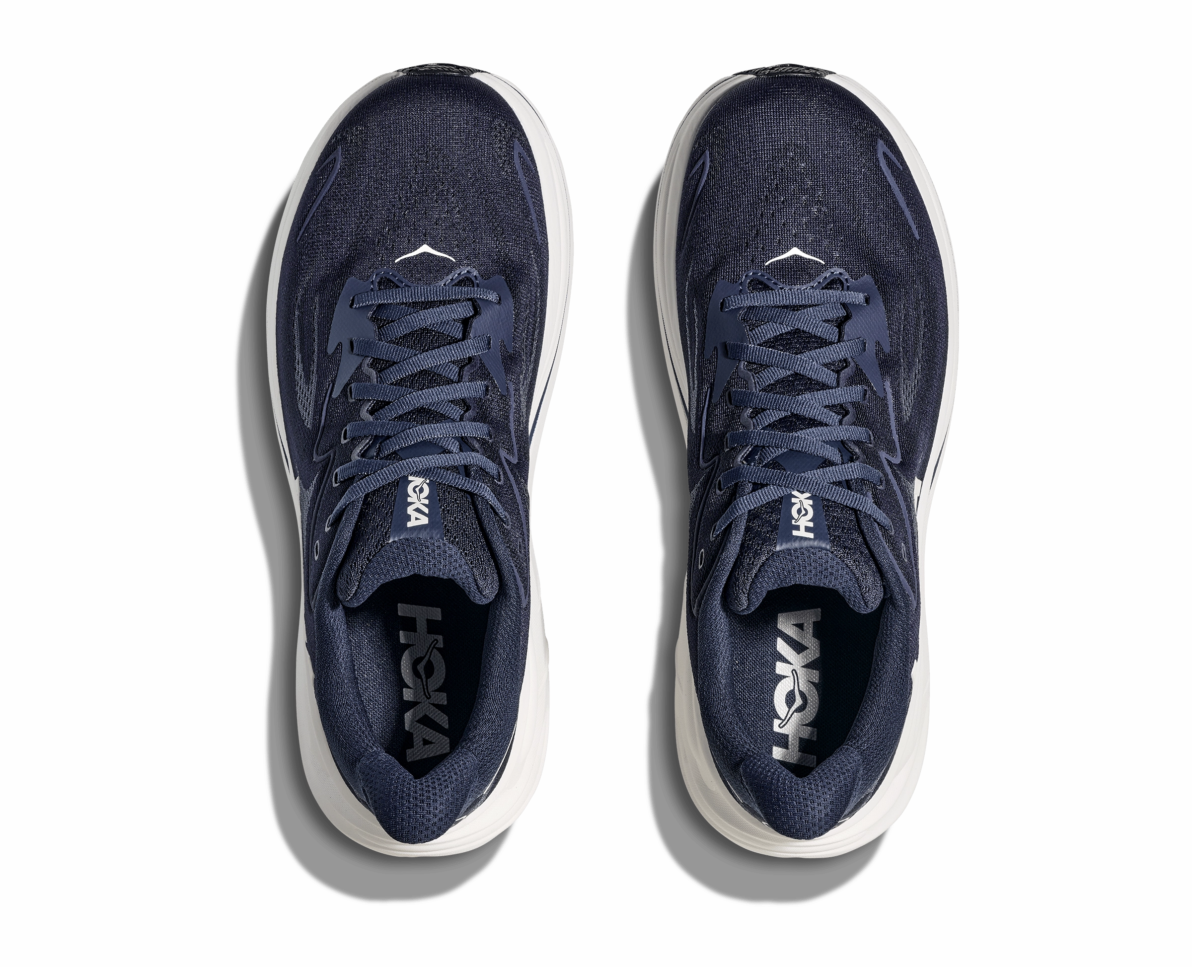 Running Shoe Wide Hoka Clifton 10 | Navy/White
