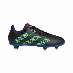 Boots Knee High With Heel adidas Rugby Boots Soft Ground Kids Black Junior Shoes