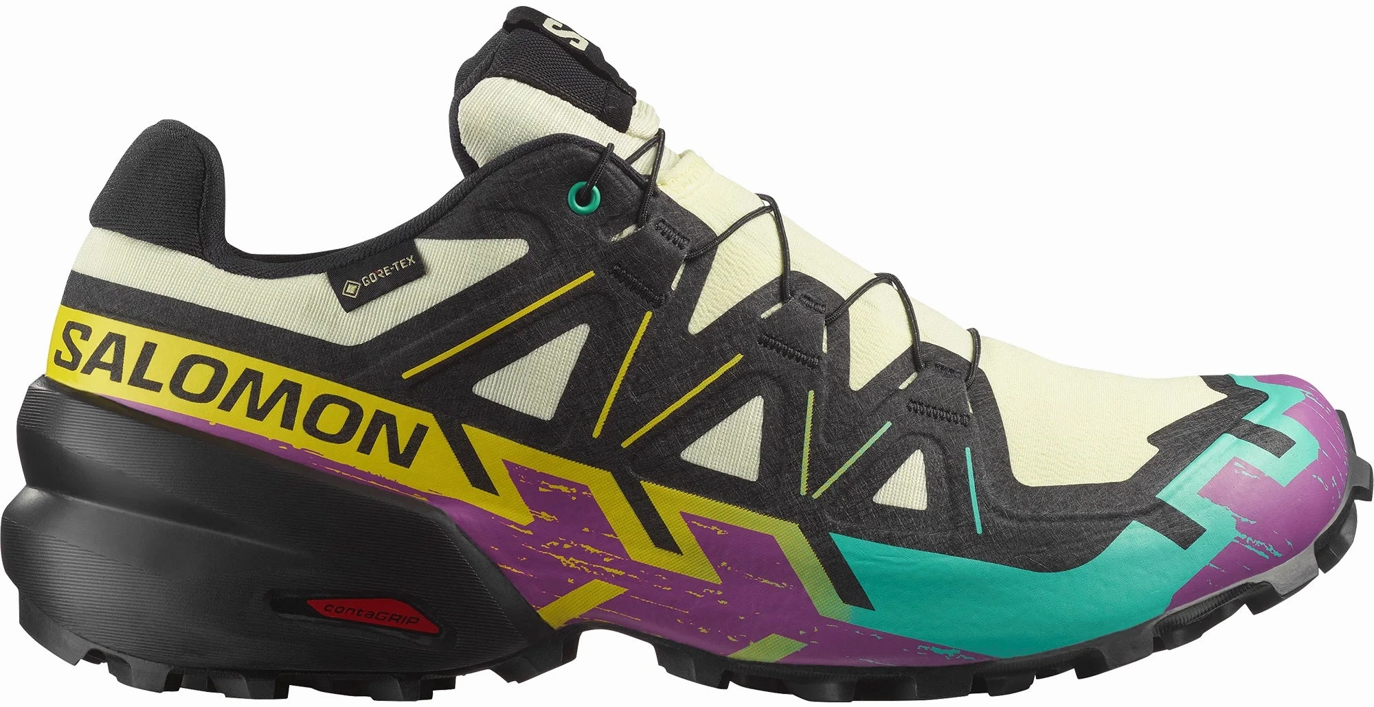 Salomon Speedcross 6 GORE-TEX Mens Trail Running Shoes - Yellow Best Road To Trail Running Shoes 2024