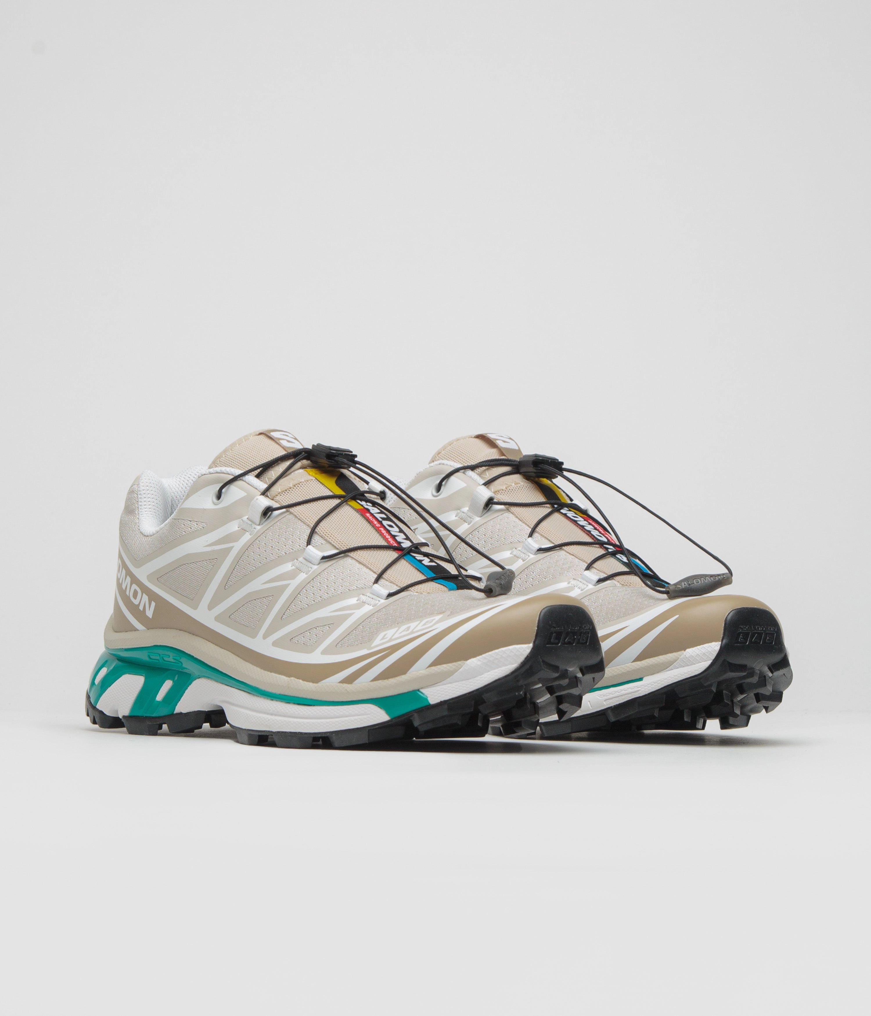 Salomon XT-6 Shoes - Rainy Day / Chinchilla / Dynasty Green Best Trail Running Shoe Brands 2025