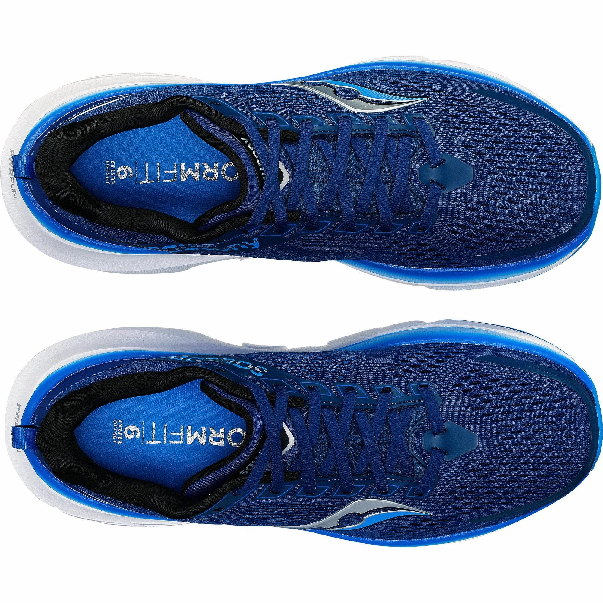 Running Shoes Jd Saucony Guide 17 WIDE FIT Mens Running Shoes - Navy