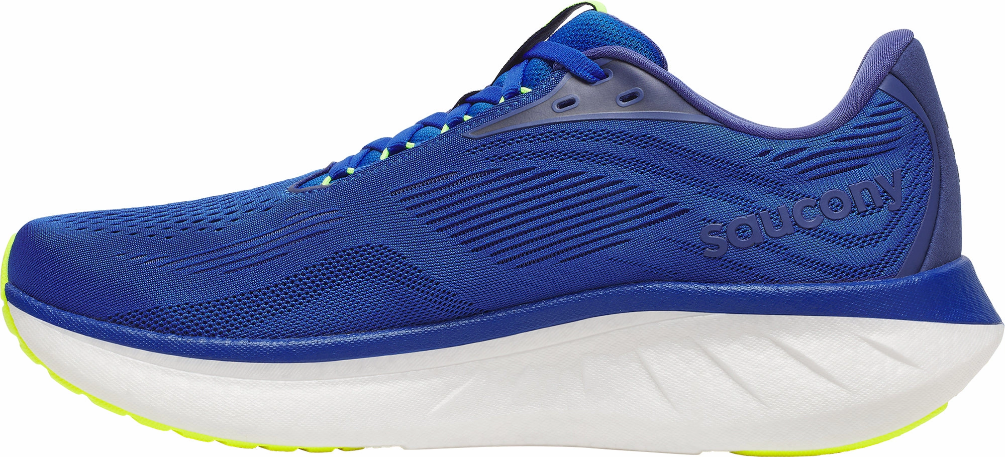 Sneakers Running Shoes Saucony Ride 18 Mens Running Shoes - Blue