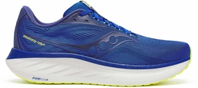 Running Athletic Shoes Saucony Ride 18 Mens Running Shoes - Blue