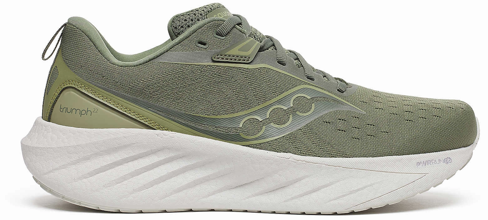 Saucony Triumph 22 Mens Running Shoes - Green Running Shoes Promo