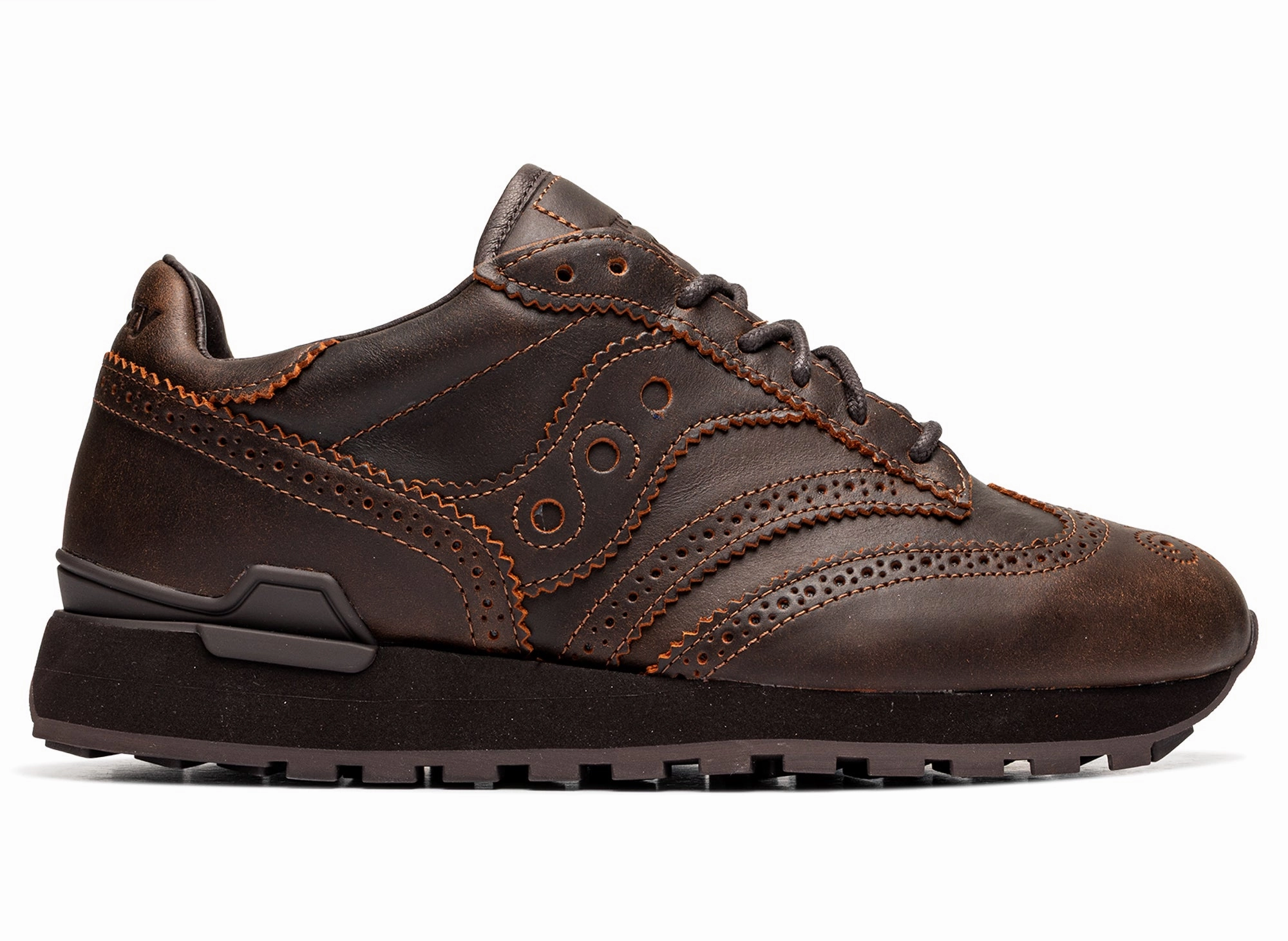 Saucony x Engineered Garments Shadow Original Wingtip Brown Tier List Basketball Shoes