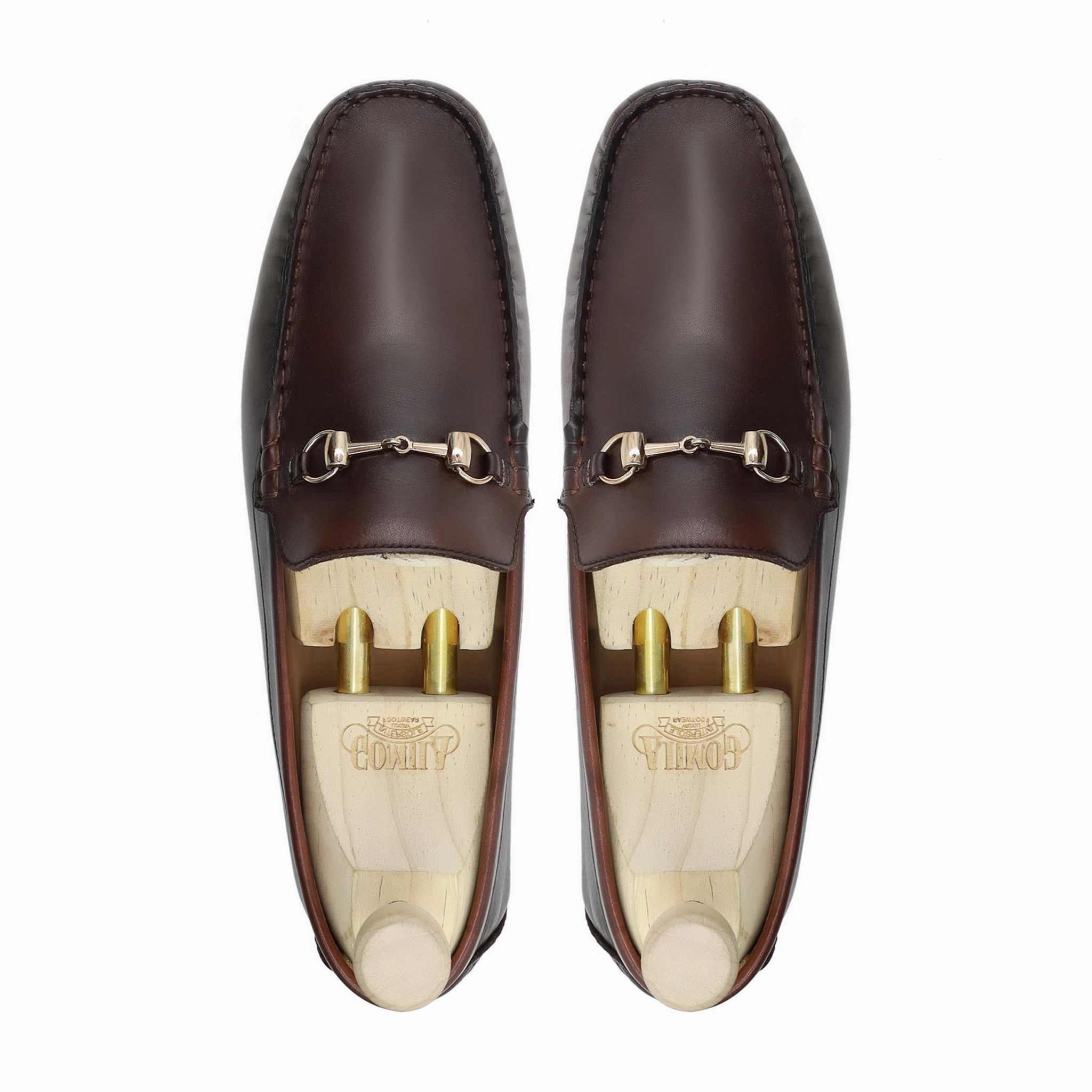 Casual Shoes To Wear With Wide Leg Jeans Nihon - Men's Dark Brown Calf Leather Driver Shoe