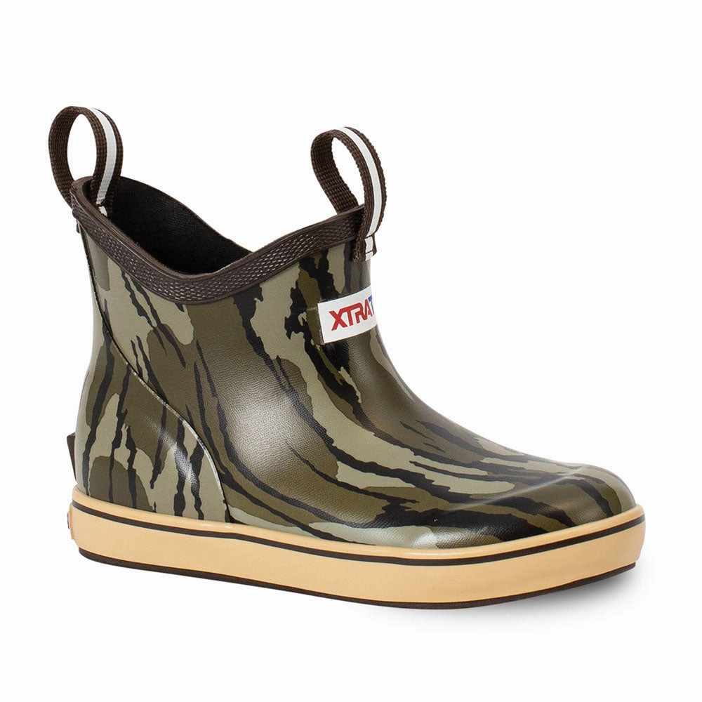 Xtratuf Rain Boots XTRATUF Little   Big Kids Ankle Deck Boots- Mossy Oak