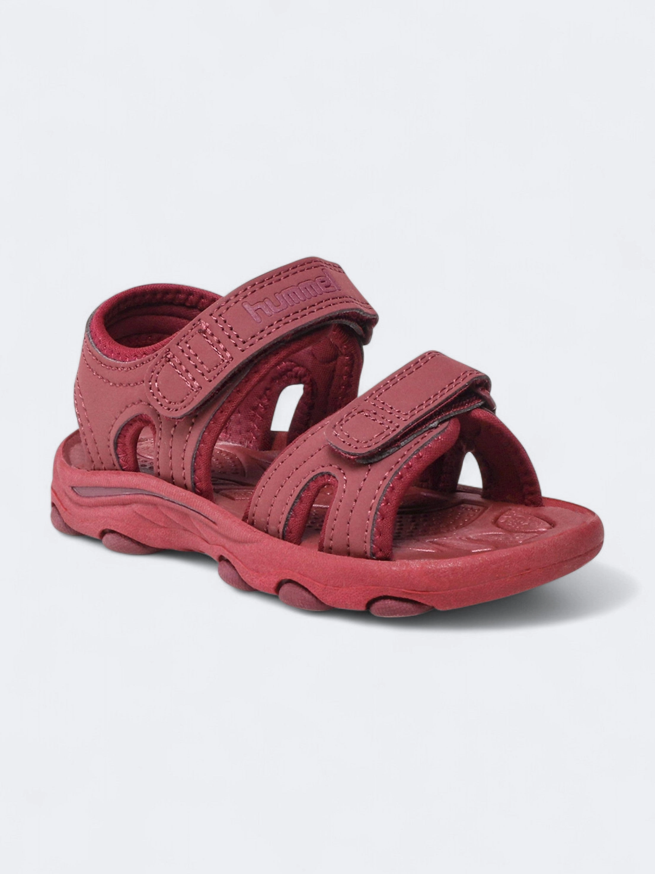 Dockers Leather Casual Shoes Kid's Girl's Textured Sandals,Burgundy
