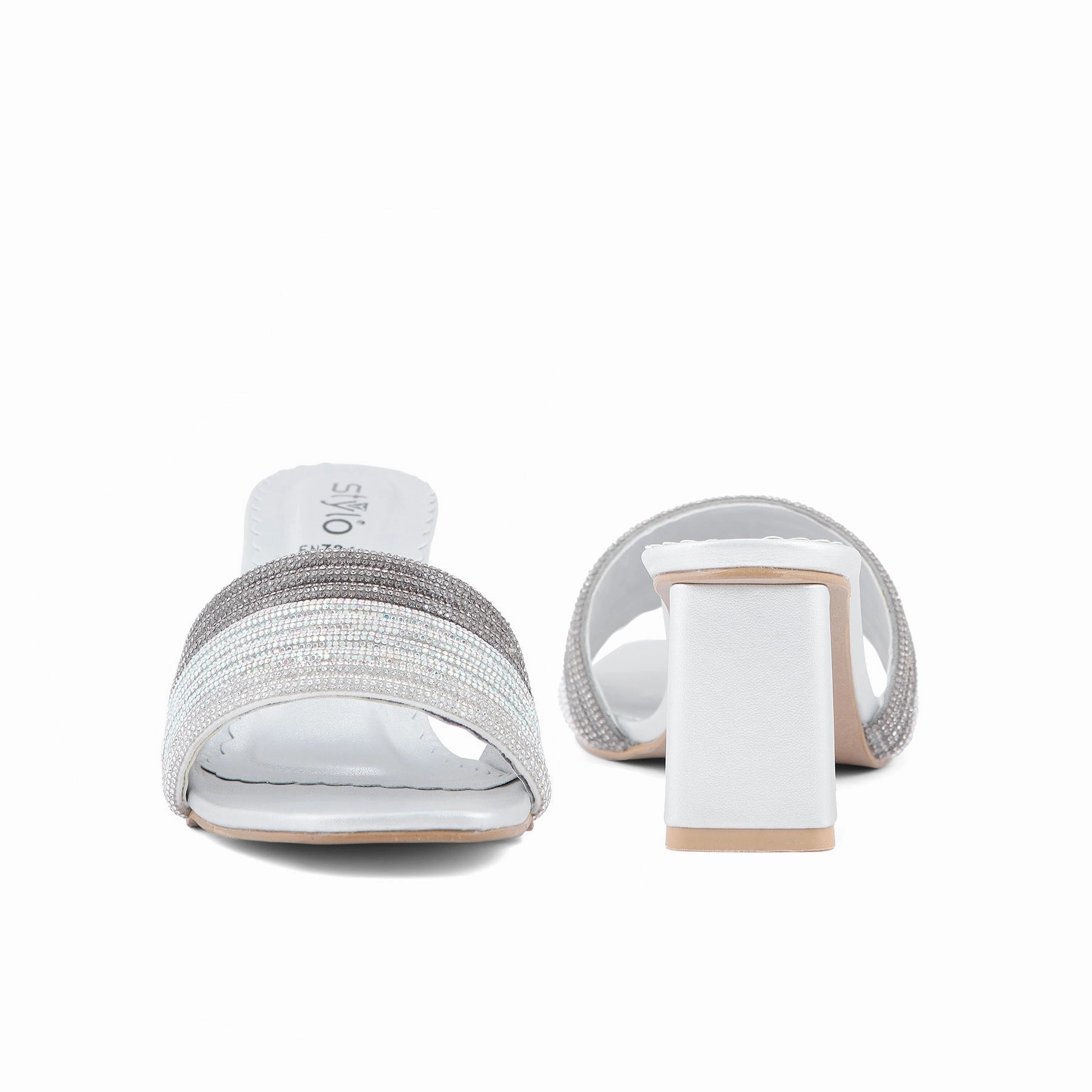 Slippers Size 12 Silver Fancy Slipper FN7815