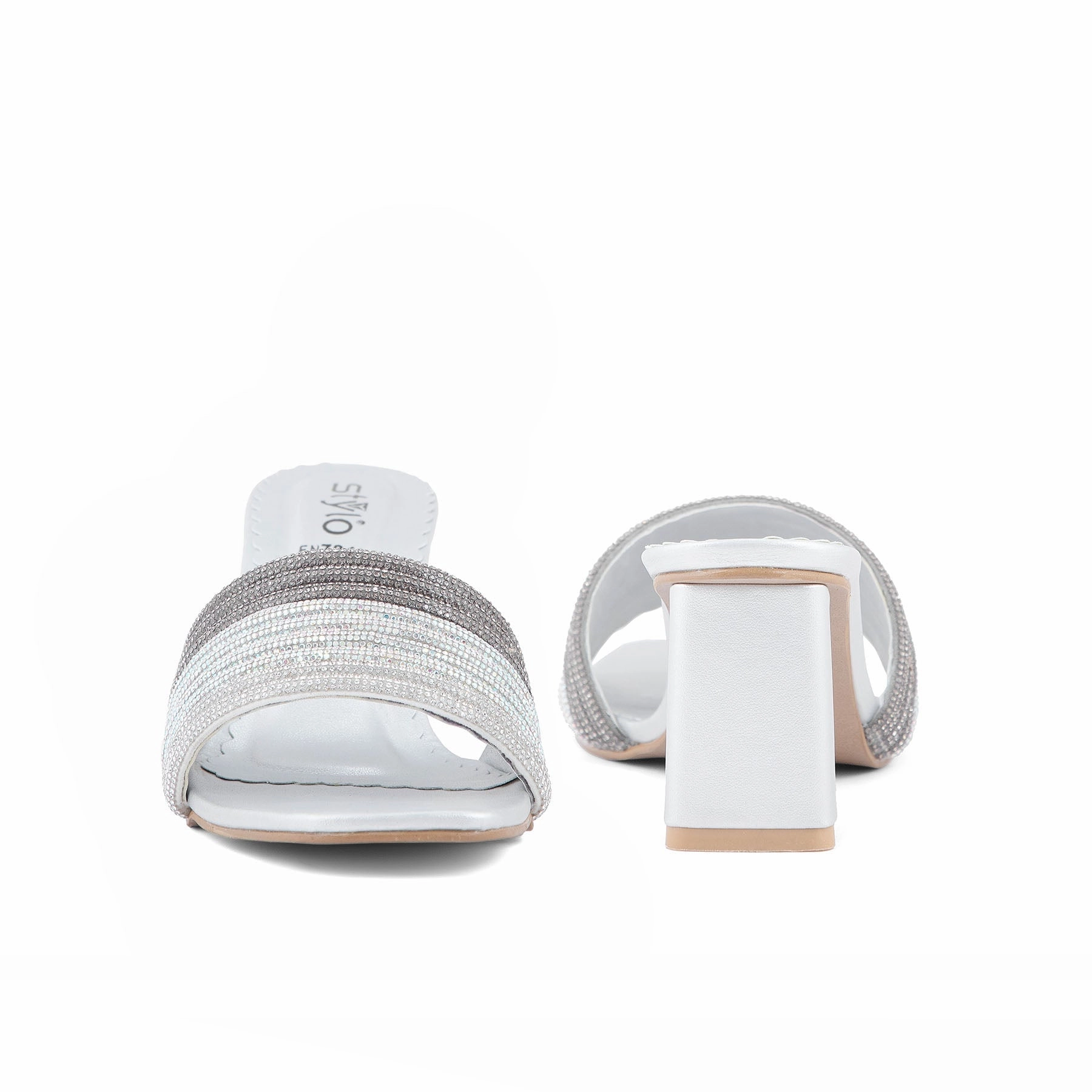 Silver Fancy Slipper FN7815 Friends Slippers