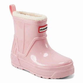 Hunter Gracey Kids Light Pink Waterproof Insulated Pull On Rain Boot GBO402 Best Waterproof Travel Shoes