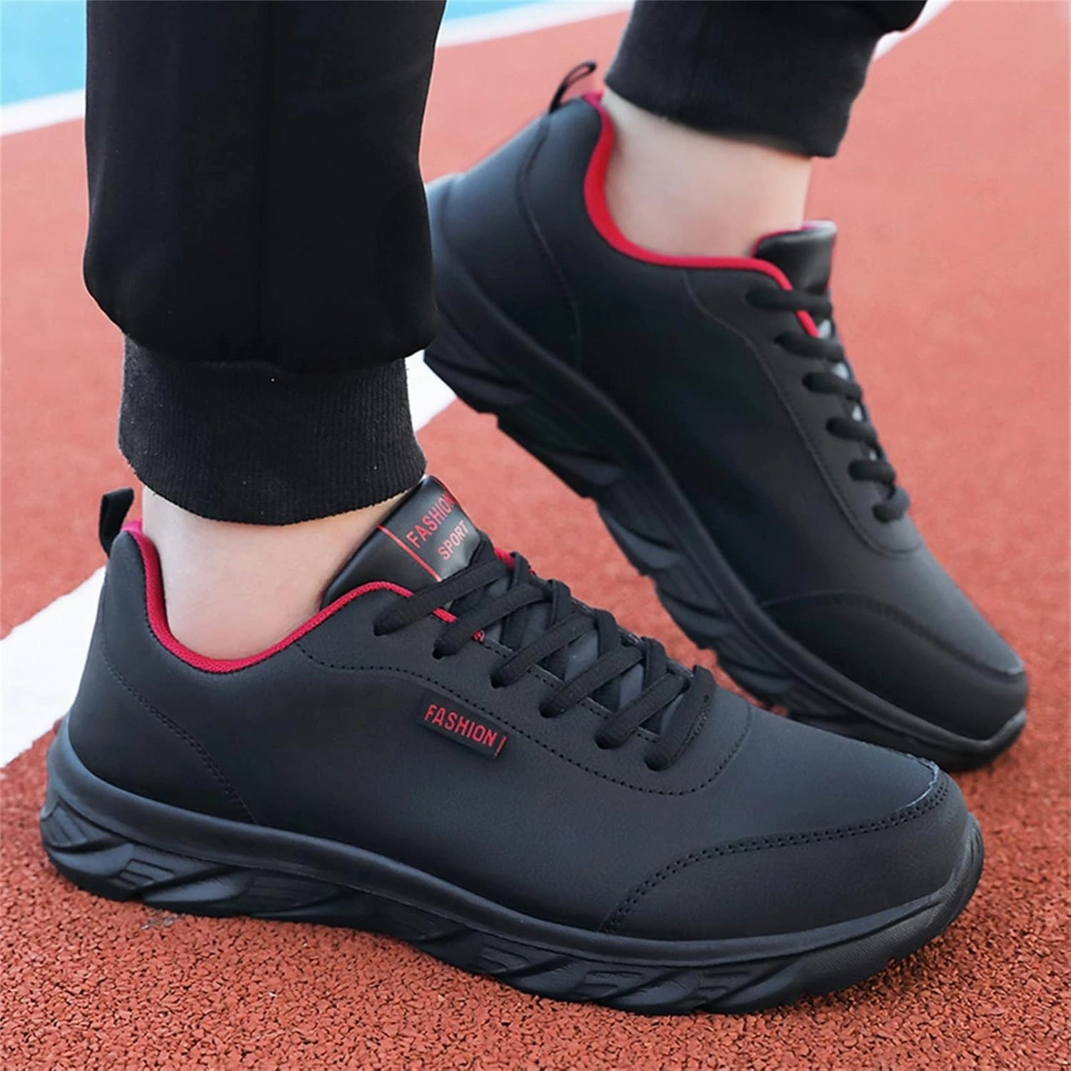 Cheap Running Shoes Under $50 IWIHMIV Mens Athletic Walking Shoes Casual Lace Up Running Tennis Shoes Walk Shoes for Men Running Shoe
