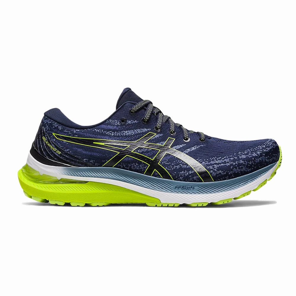 Men's Asics Gel-Kayano 29, Midnight/Lime Zest, 11.5 D Medium Asics Shoes New Model 2024