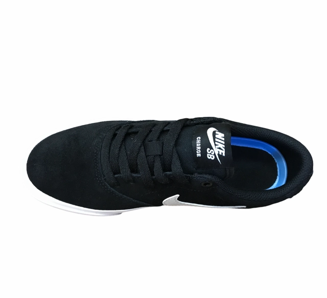 Nike scarpa sneaker da skateboard SB Charge in camoscio da ragazzo CT3112 002 nero Best Mid Top Skate Shoes