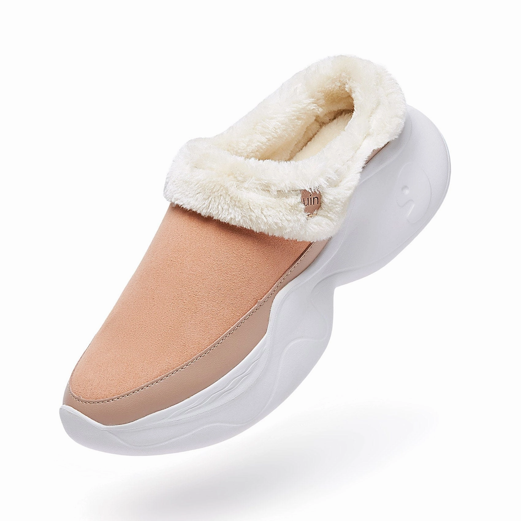 Sandstone Color Palma VI Women Comfort Sherpa Slip-on Shoes