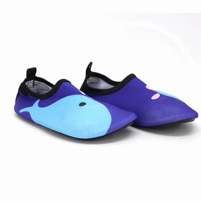Kid's Girl Printed Water Shoes,Purple/Blue Tinkerbell Slippers