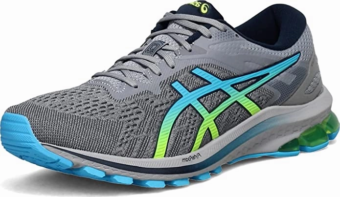 Men's Asics GT-1000 10, Sheet Rock/Hazard Green, 9 D Medium Asics Jb Elite V2.0 Wrestling Shoe