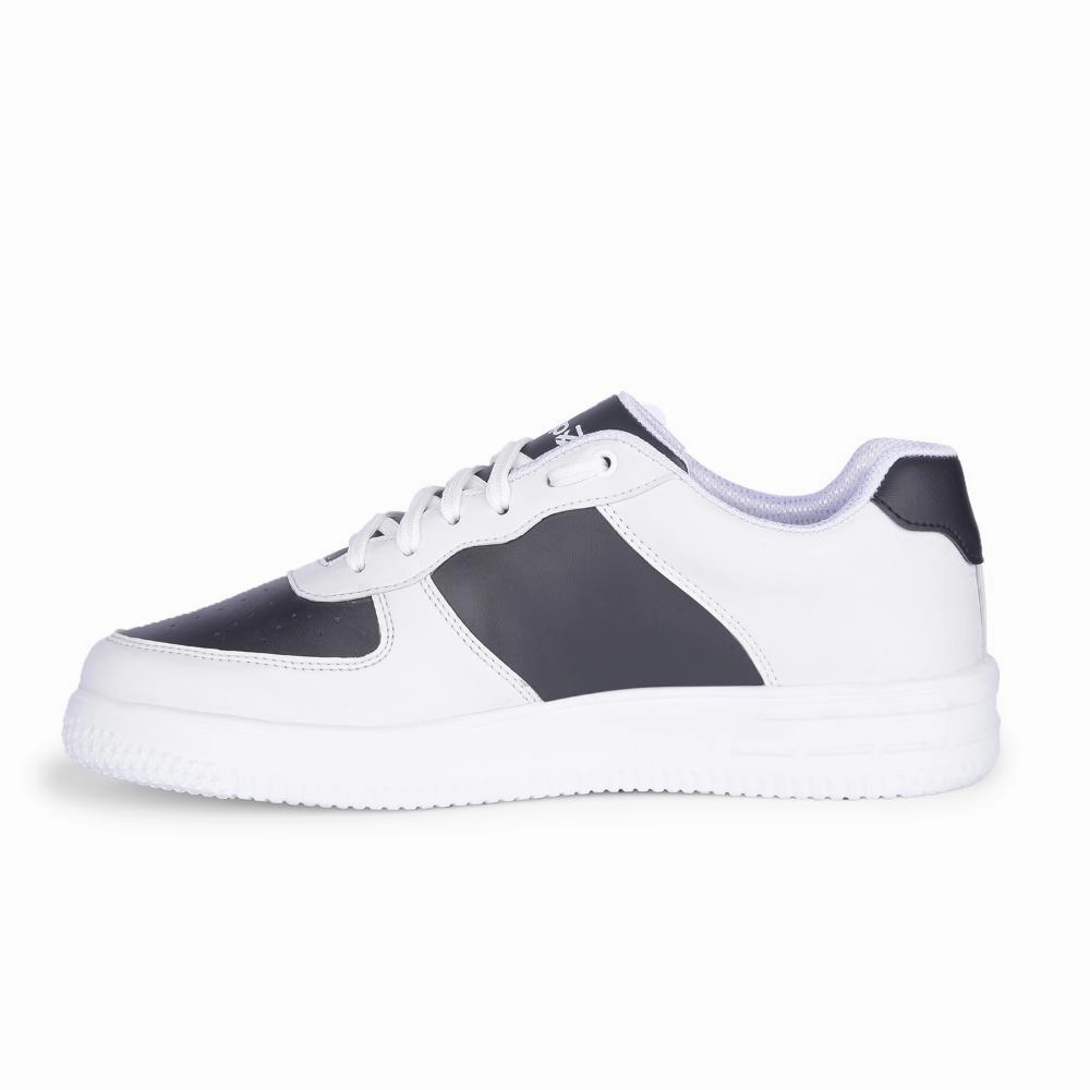 Leap7x Casual Black Lacing Sneakers For Men DUGLAS-1E By Liberty Stretch Sneakers