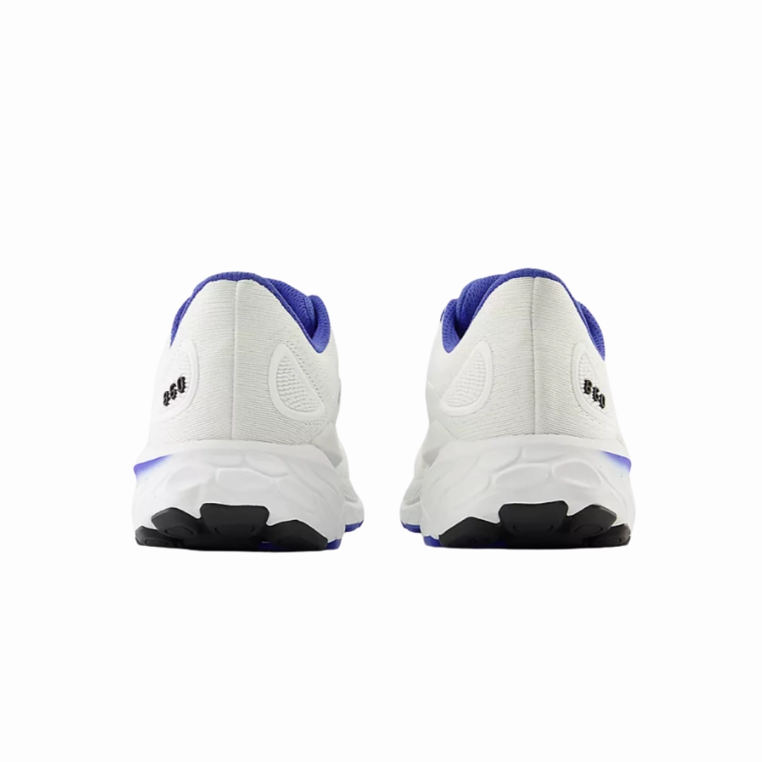 Flats Navy Blue Shoes Men's Fresh Foam x 860v13 - White with Marine Blue (D Width)