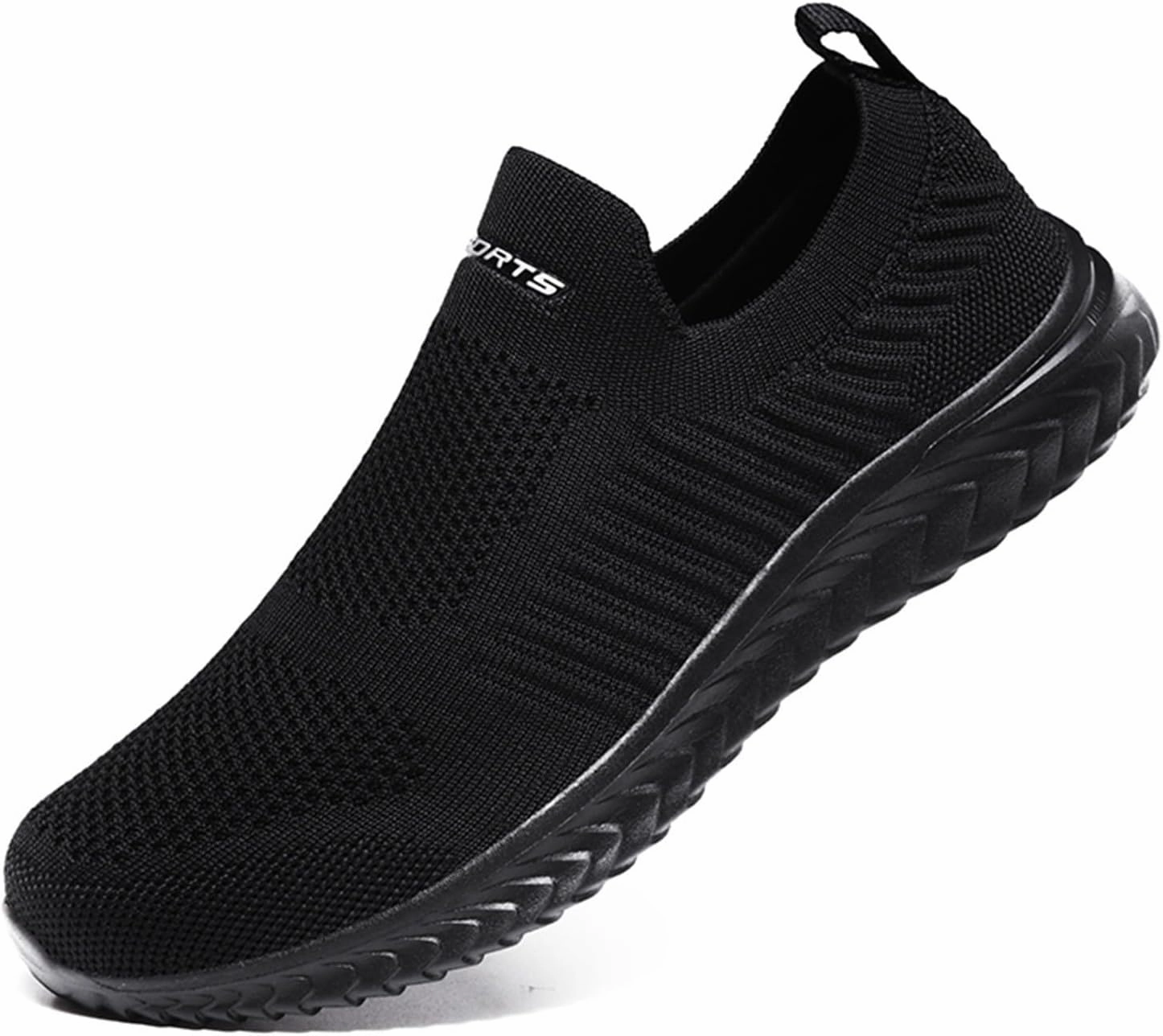 Best Cheap Running Shoes IWIHMIV Mens Slip On Sneakers Mens Athletic Running Tennis Shoes Lightweight Breathable Comfortable Sport Walking Sneakers